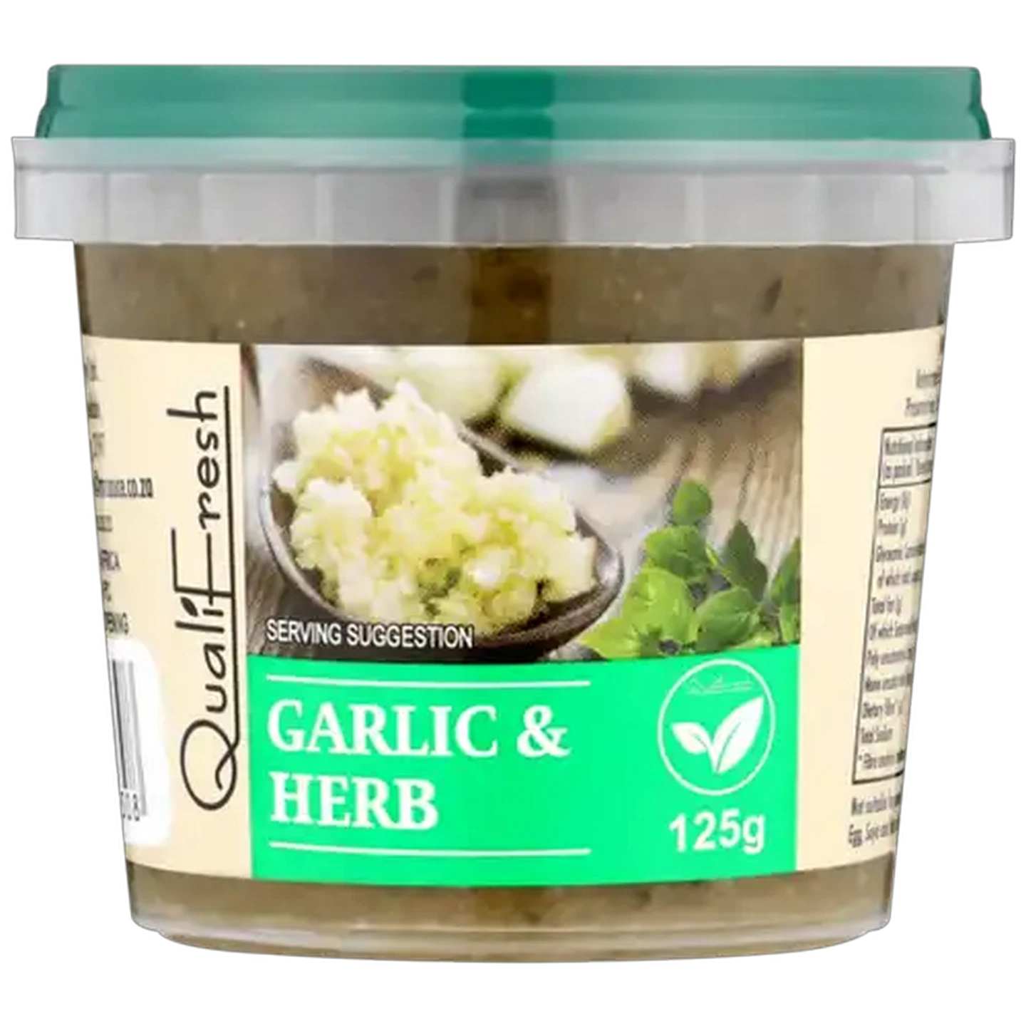 Image of Qualifresh Garlic & Herb 125g