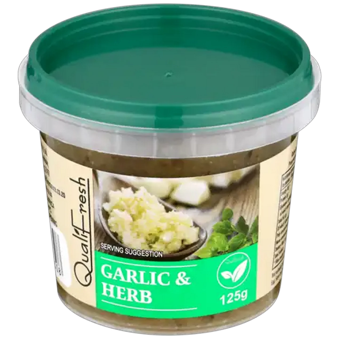 Image of Qualifresh Garlic & Herb 125g