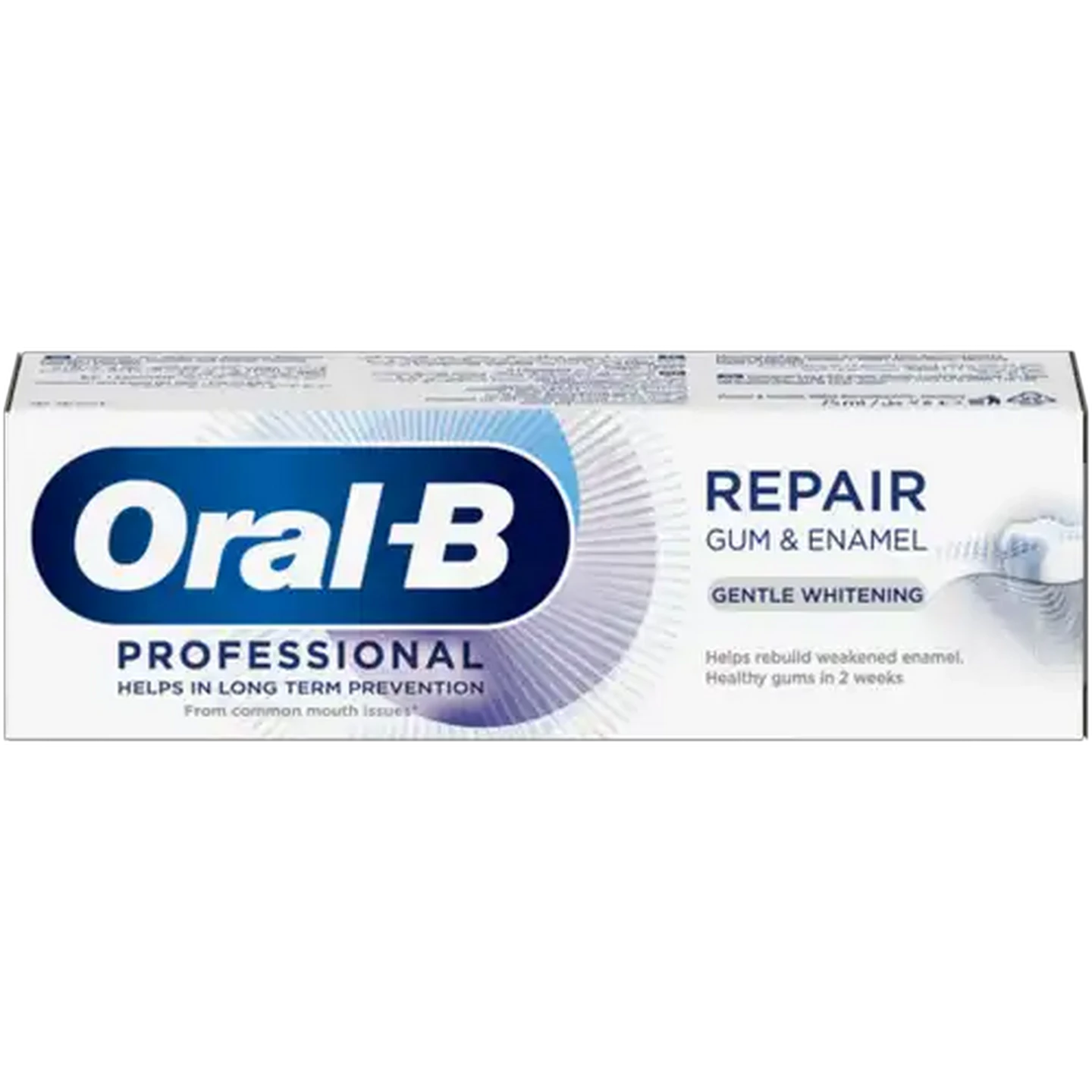 Image of Oral-B Gentle Whitening Gum & Enamel Repair Toothpaste 75ml