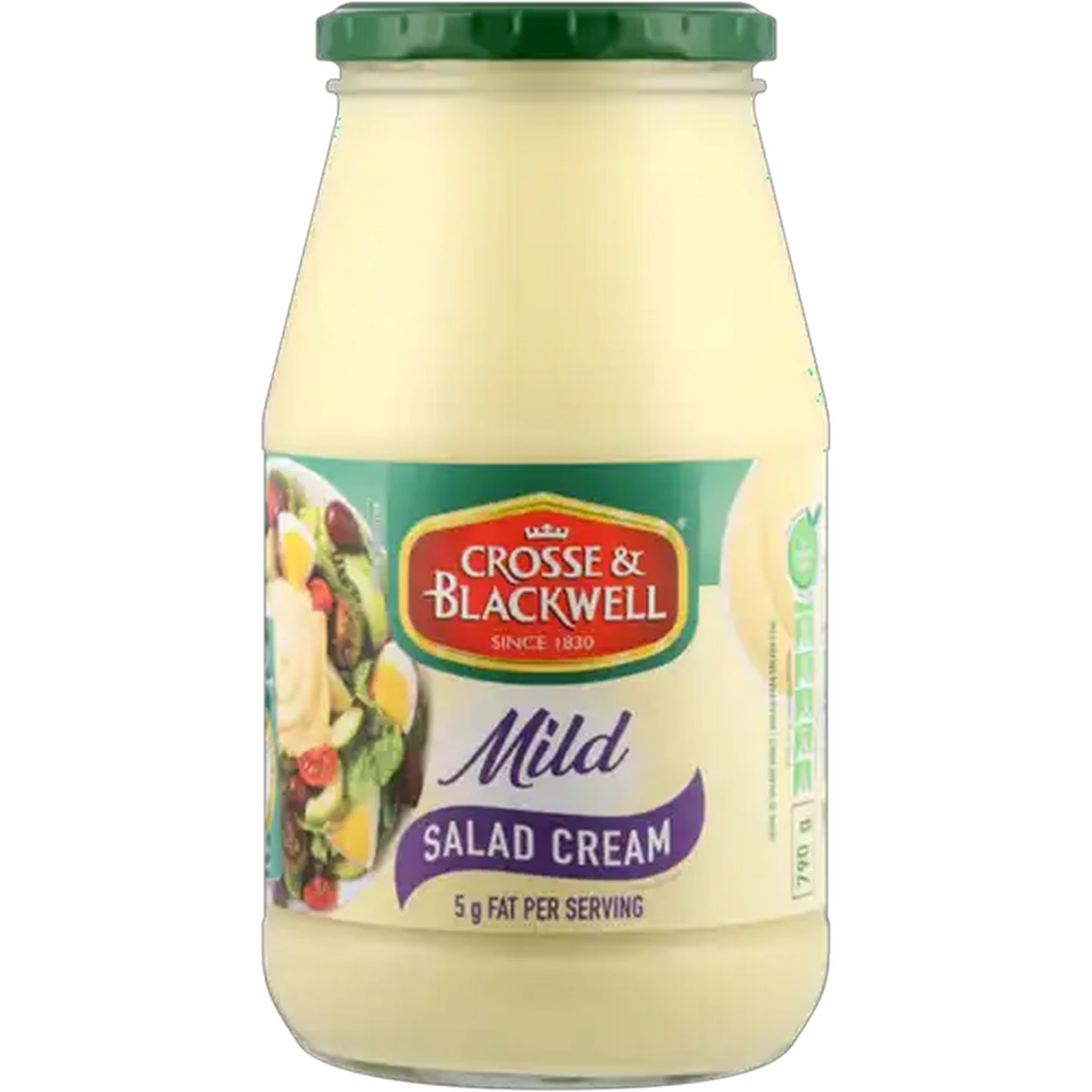 Image of Crosse & Blackwell Mild Salad Cream Jar 790g