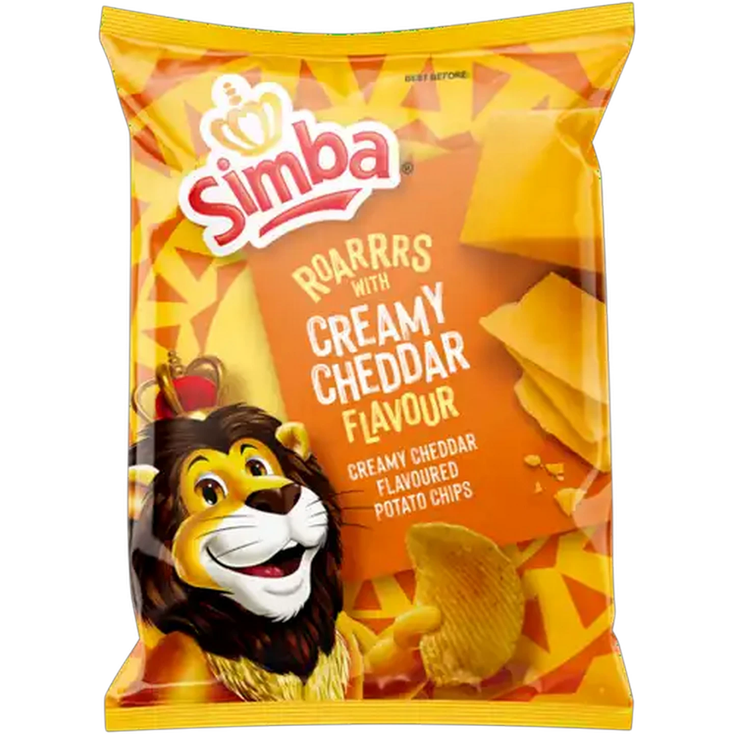Image of Simba Creamy Cheddar Flavoured Potato Chips Bag 36g