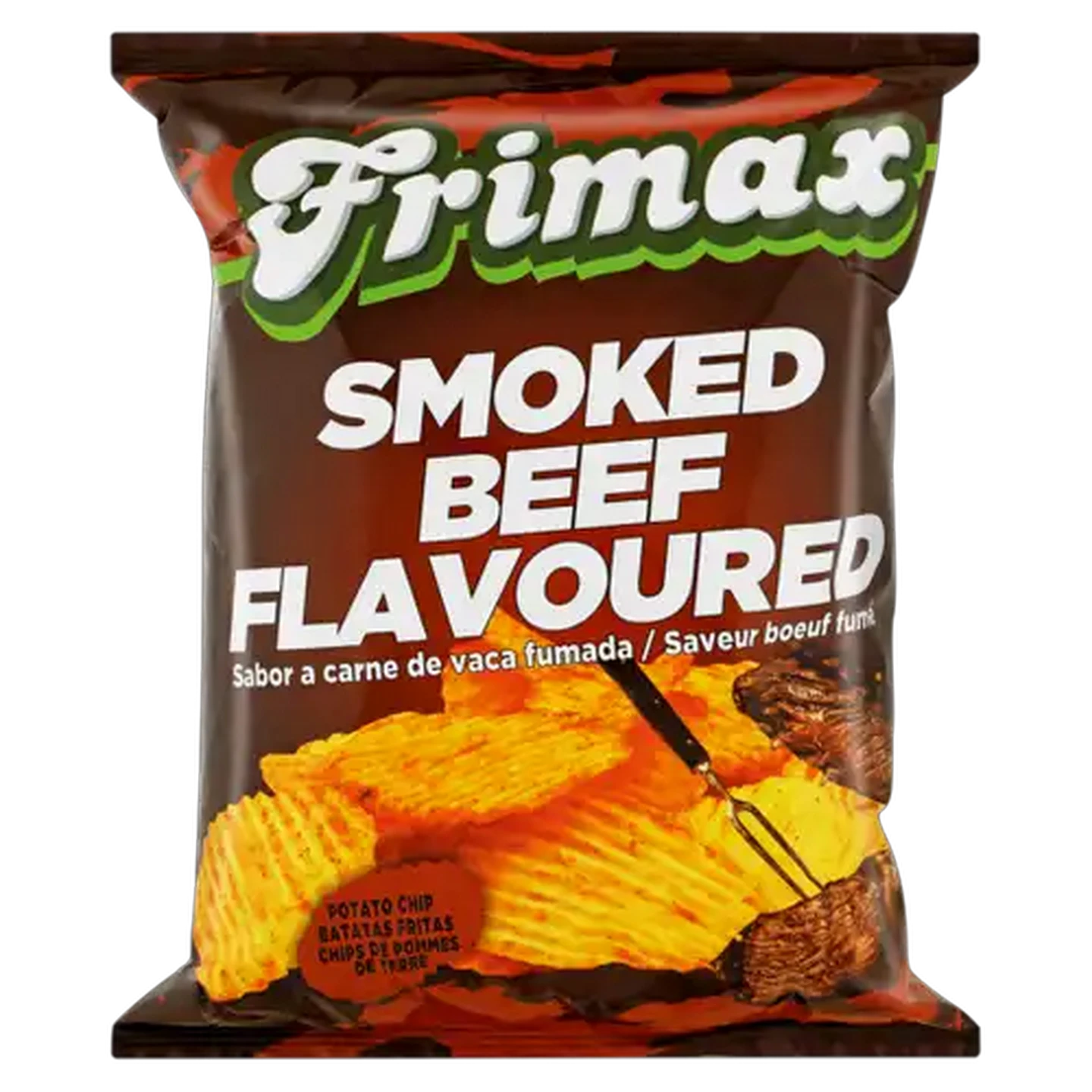 Image of Frimax Smoked Beef Flavoured Potato Chips 125g