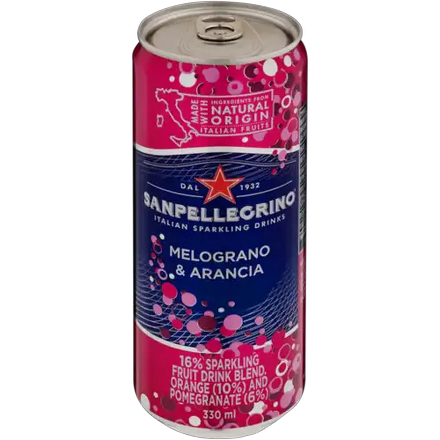Image of Sanpellegrino Melograno & Arancia Italian Sparkling Drink 330ml