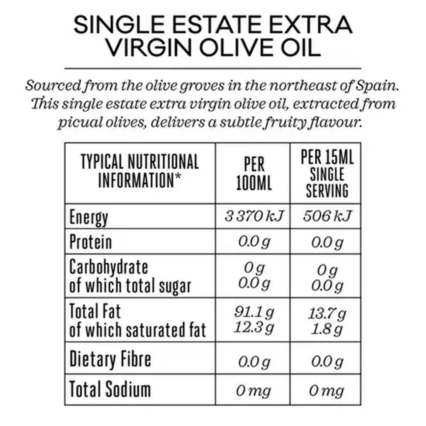 Image of Forage And Feast Cold Extracted Extra Virgin Olive Oil 250ml