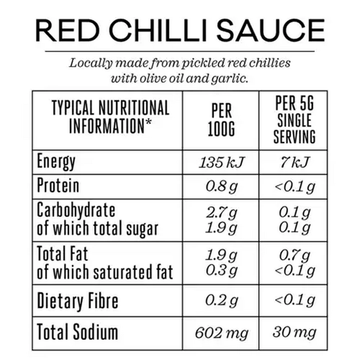 Image of Forage And Feast Red Chilli Sauce 200ml