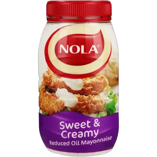 Nola Sweet & Creamy Reduced Oil Mayonnaise Jar 780g