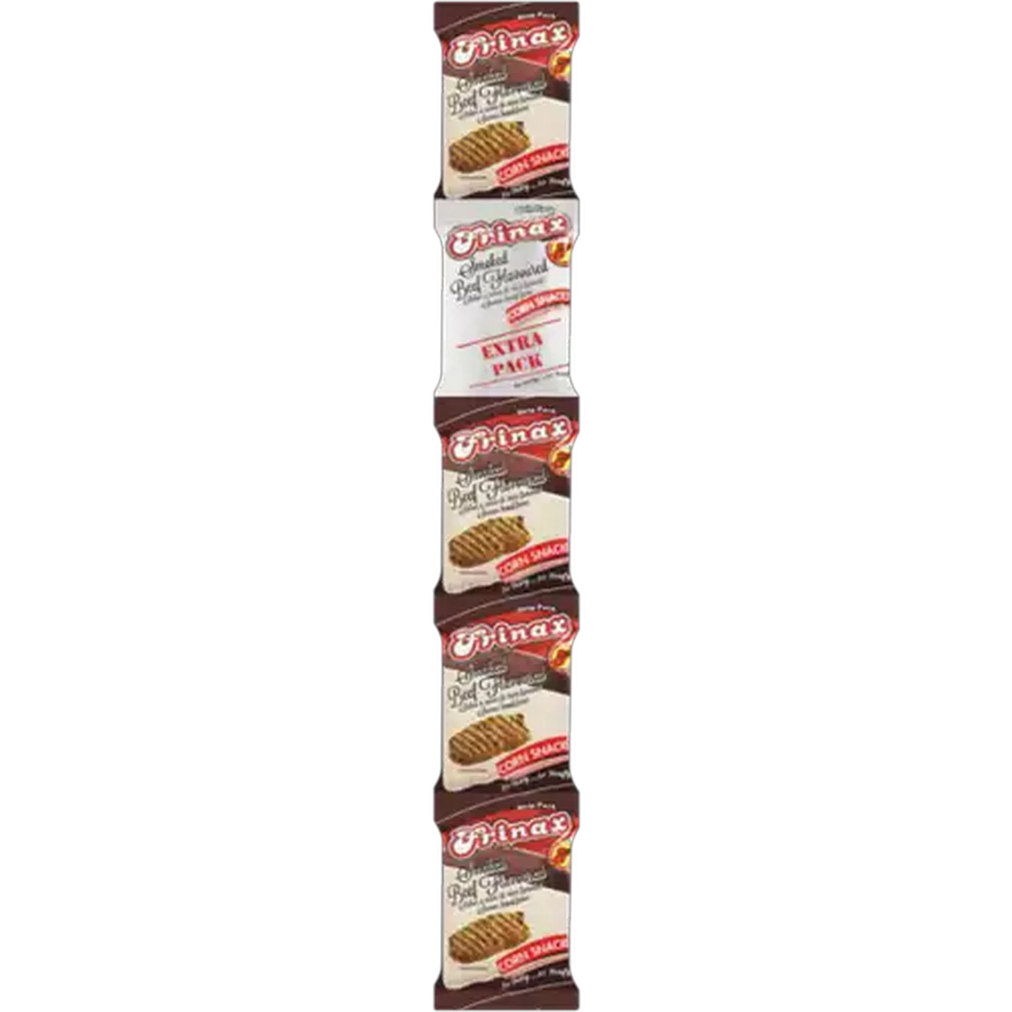 Image of Frimax Frinax Smoked Beef Flavoured Corn Snack 5 x 24g