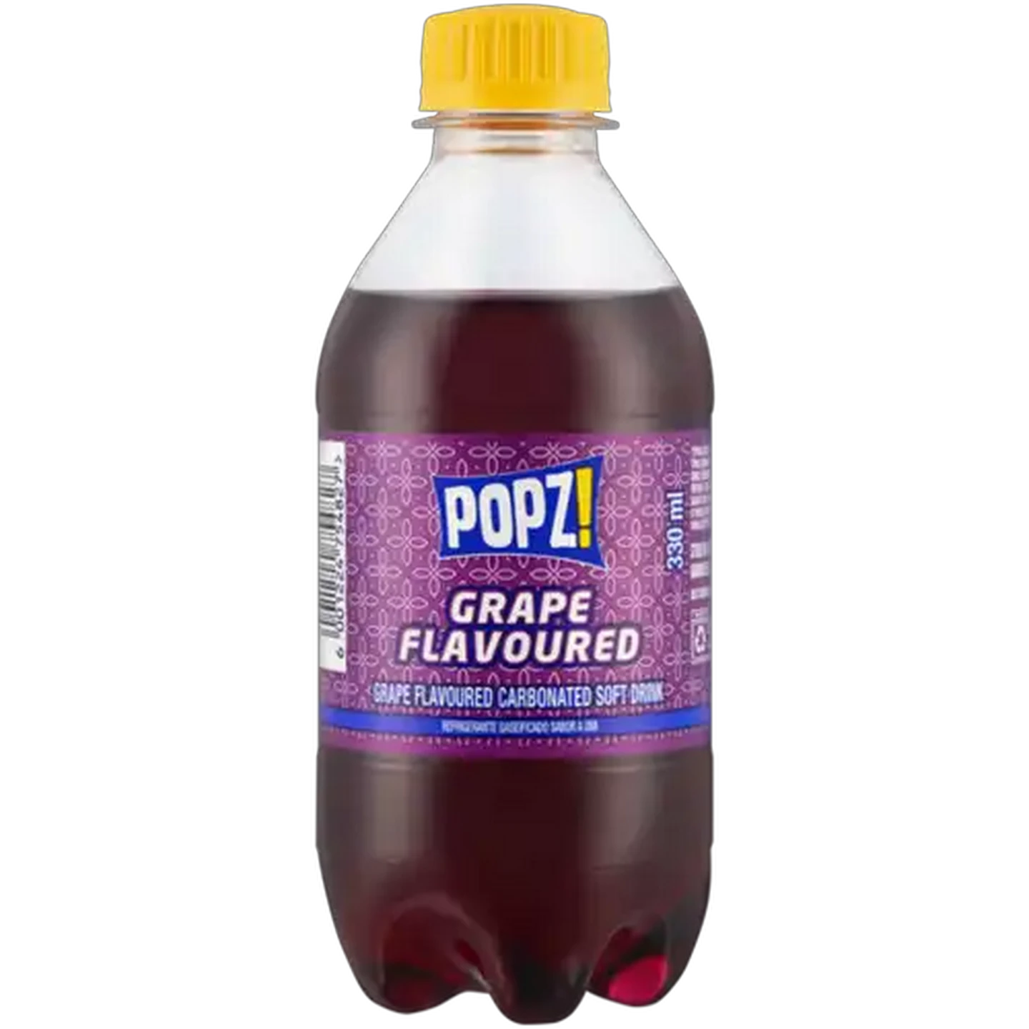 Image of Popz! Grape Flavoured Soft Drink 330ml