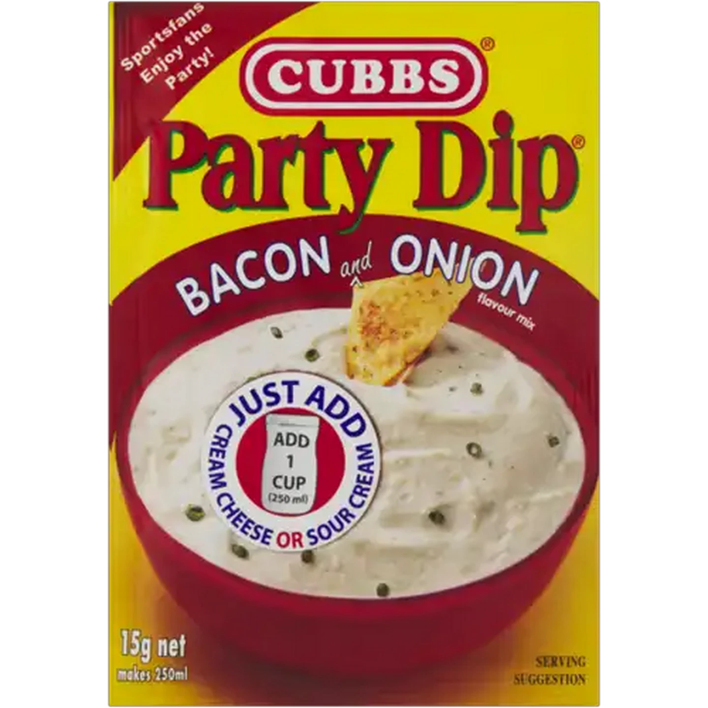 Image of Cubbs Party Dip Bacon & Onion Flavour Mix 15g