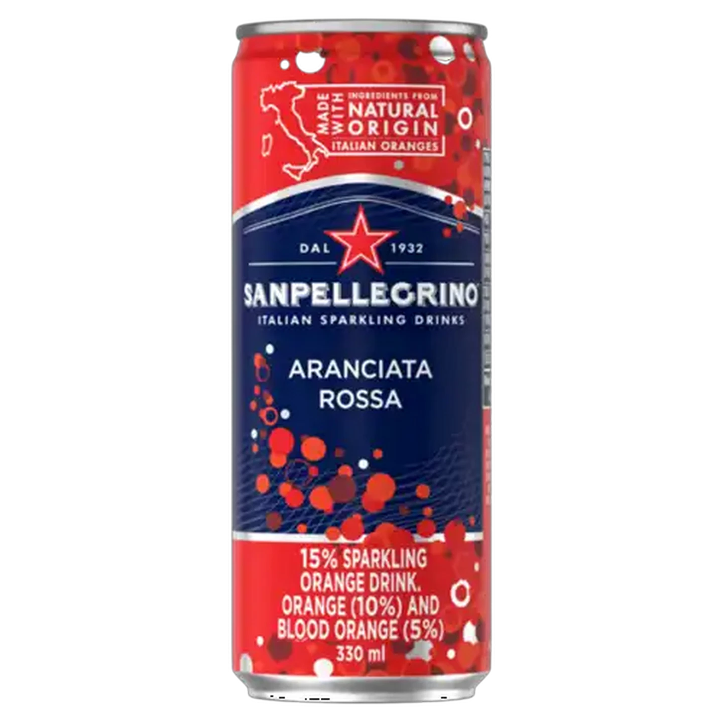 Image of Sanpellegrino Aranciata Rossa Italian Sparkling Drink 6 x 330ml