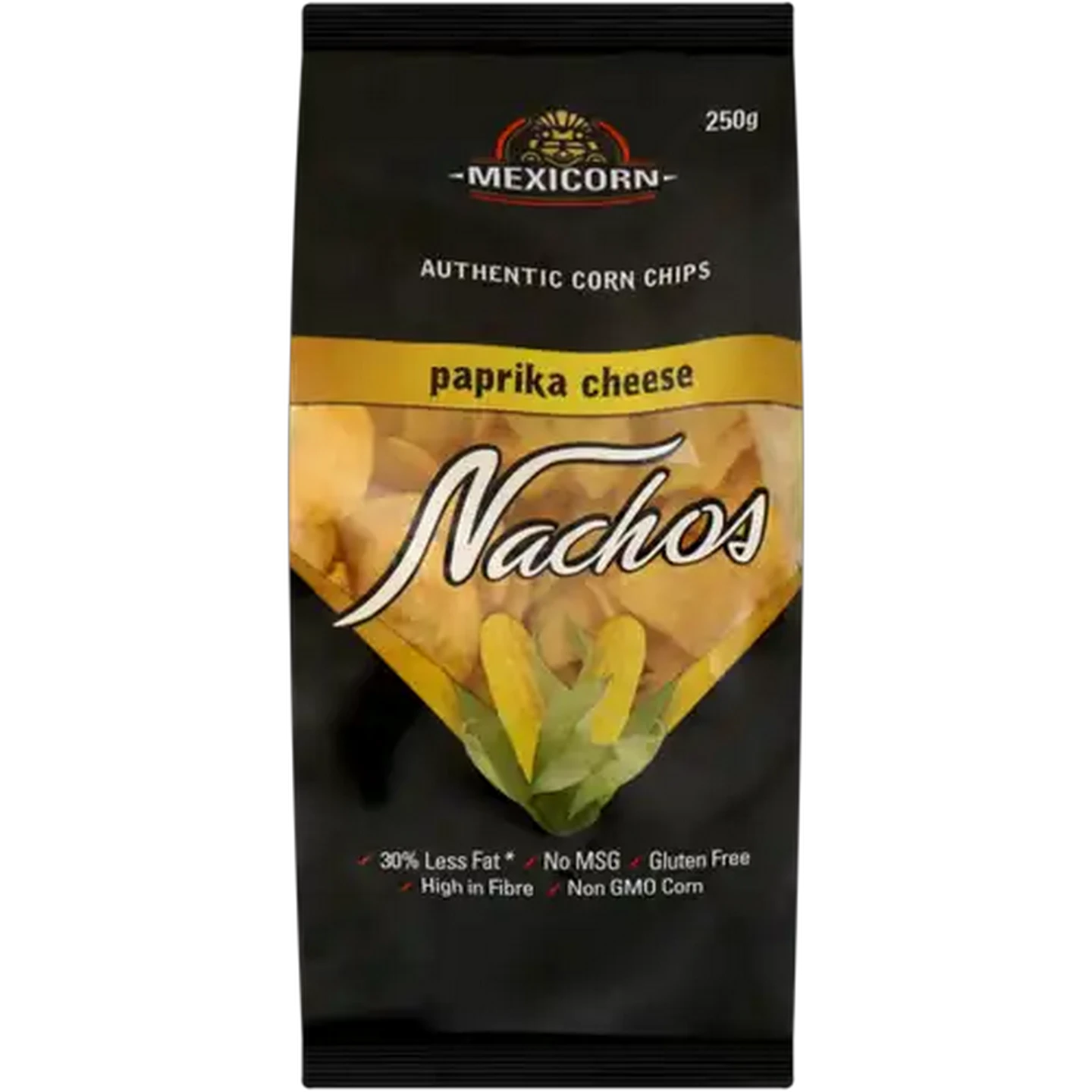 Image of Mexicorn Paprika & Cheese Flavoured Nacho Chips Bag 250g