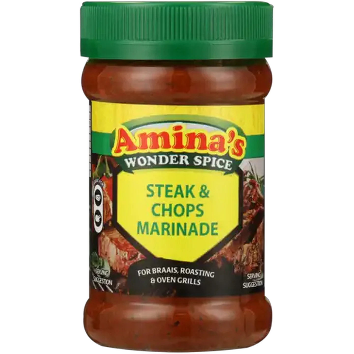Image of Amina's Wonder Spice Steak & Chops Marinade 325g