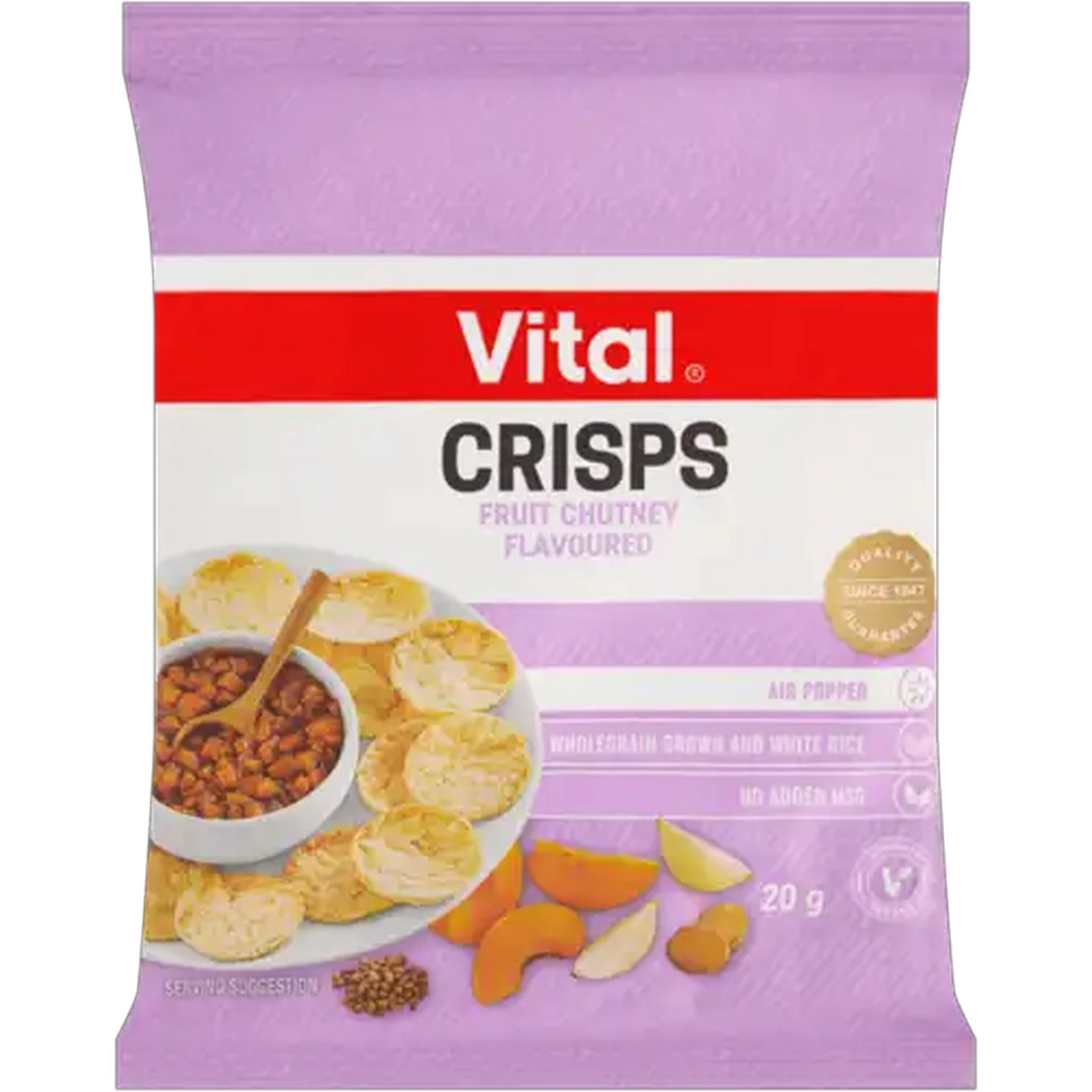 Image of Vital Fruit Chutney Flavour Crisps 20g