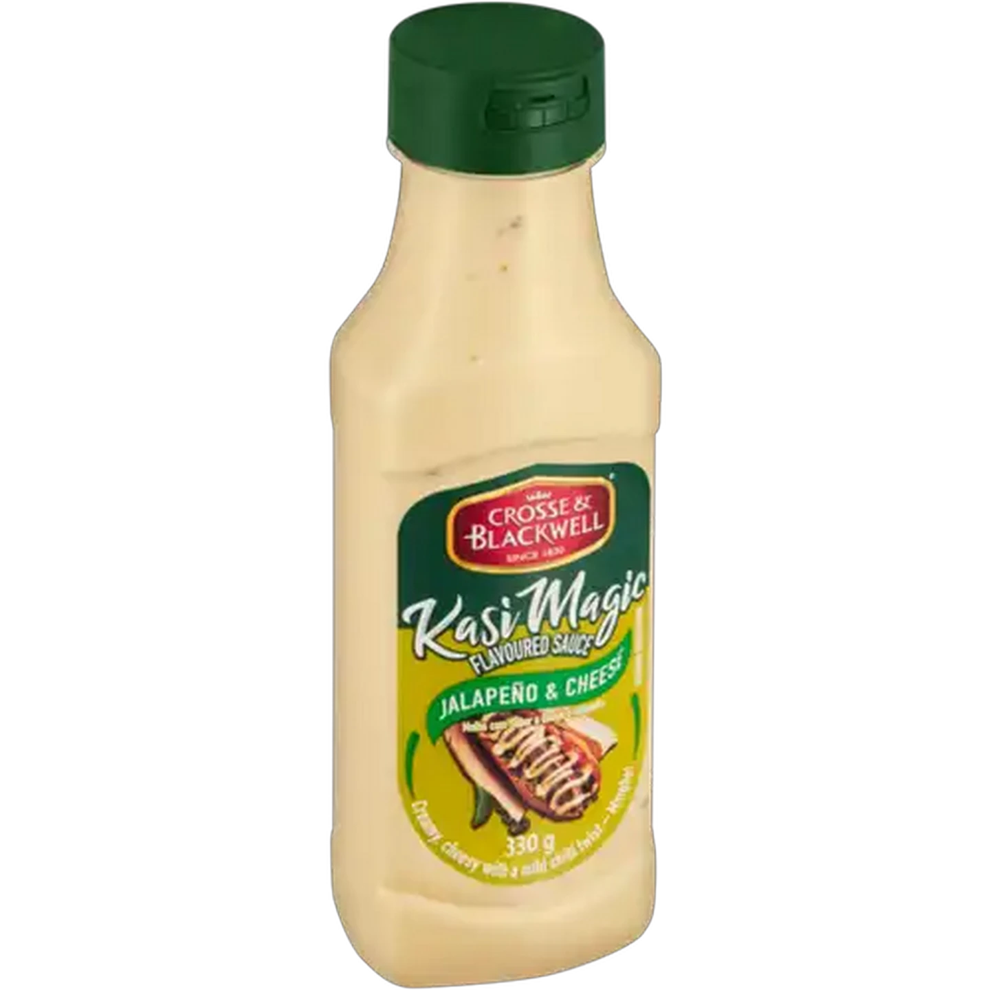 Image of Crosse & Blackwell Kasi Magic Jalapeño & Cheese Flavoured Sauce 330g