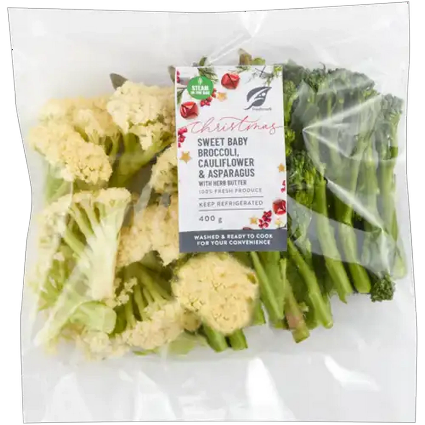 Image of Sweet Baby Broccoli, Cauliflower & Asparagus Bag 400g