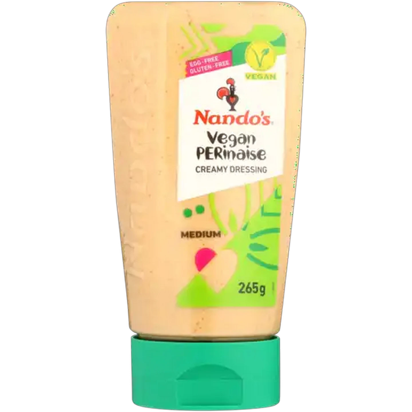 Image of Nando's Medium Vegan Perinaise Creamy Dressing Bottle 265g