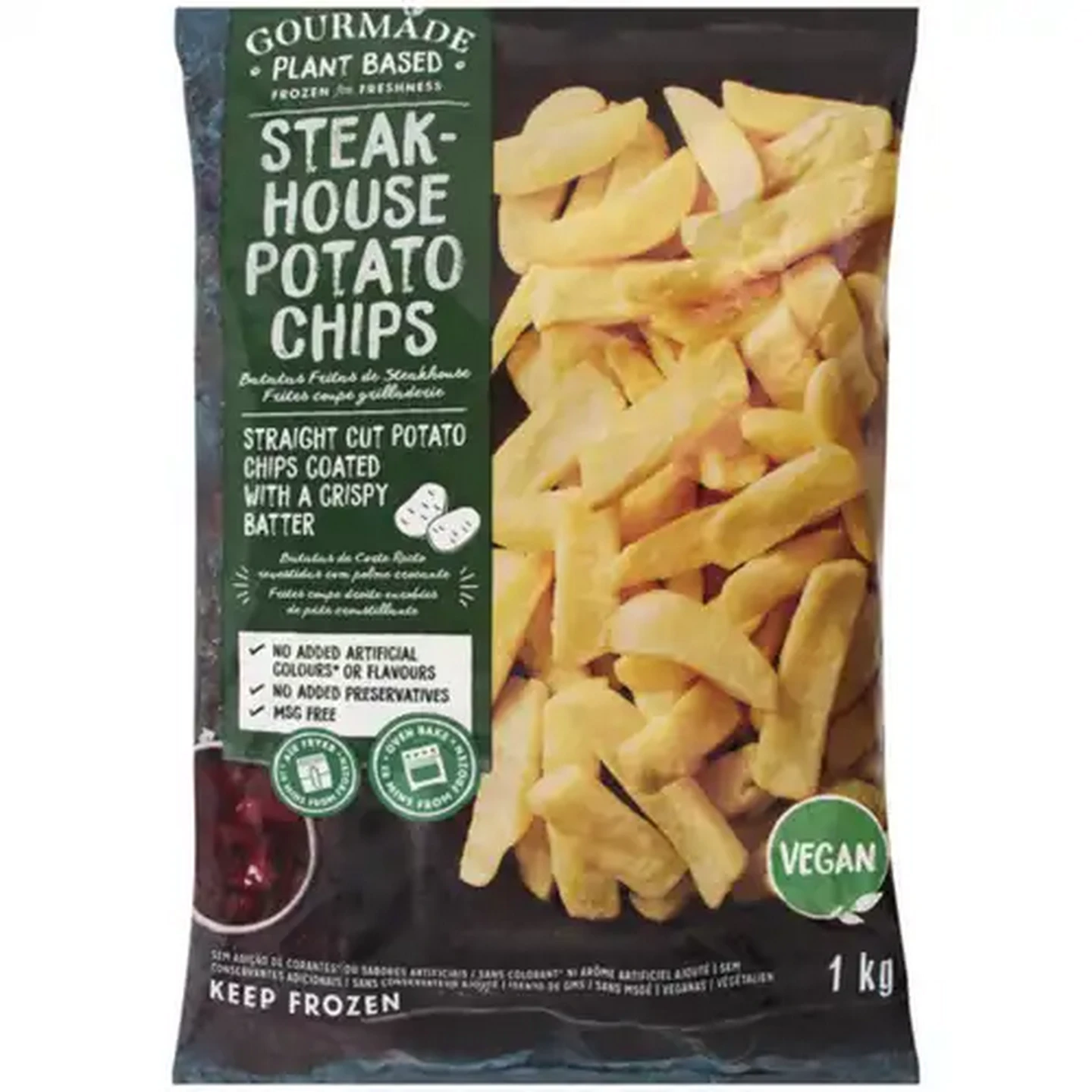 Image of Gourmade Frozen Steakhouse Potato Chips 1kg