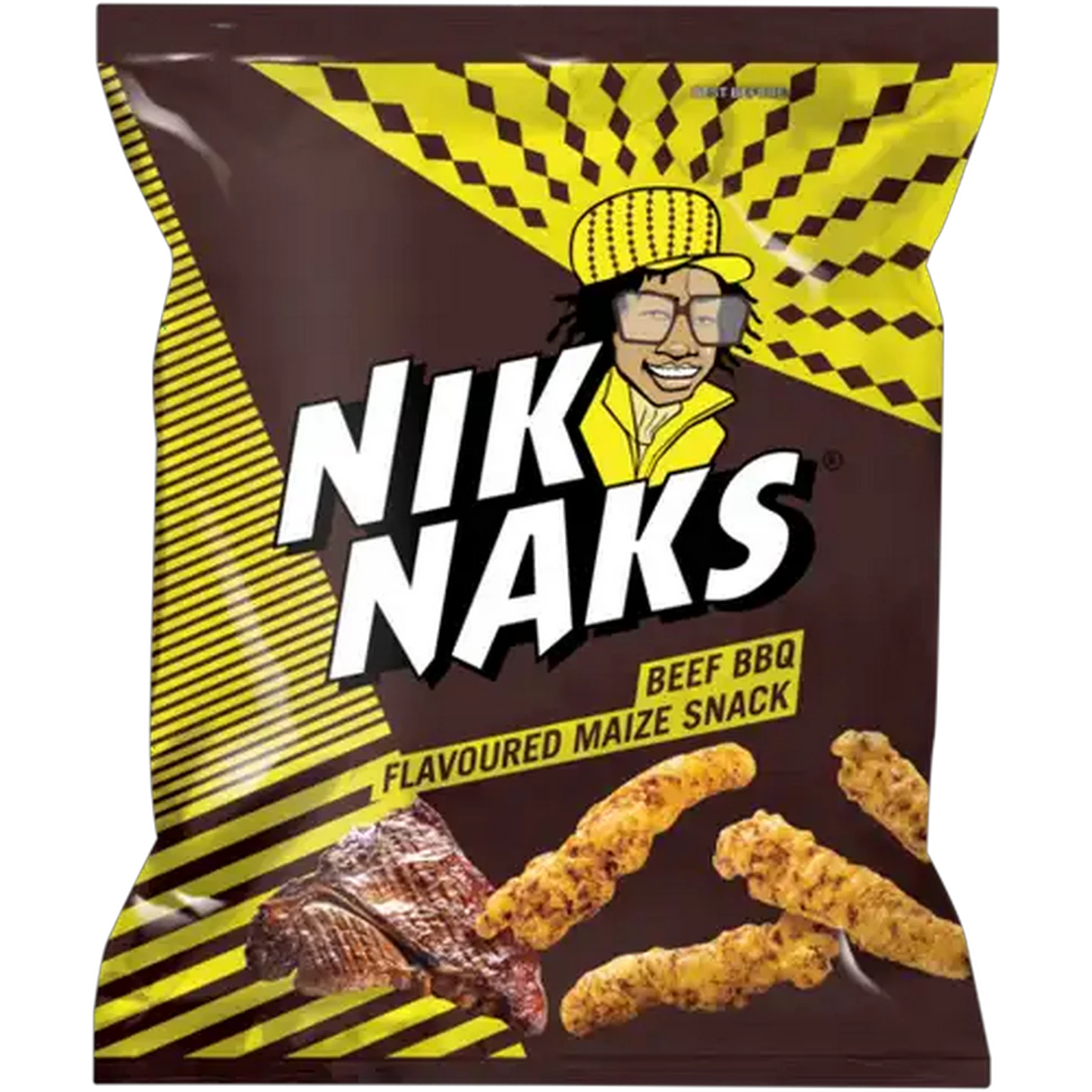 Image of NikNaks Beef BBQ Flavoured Maize Snack 135g