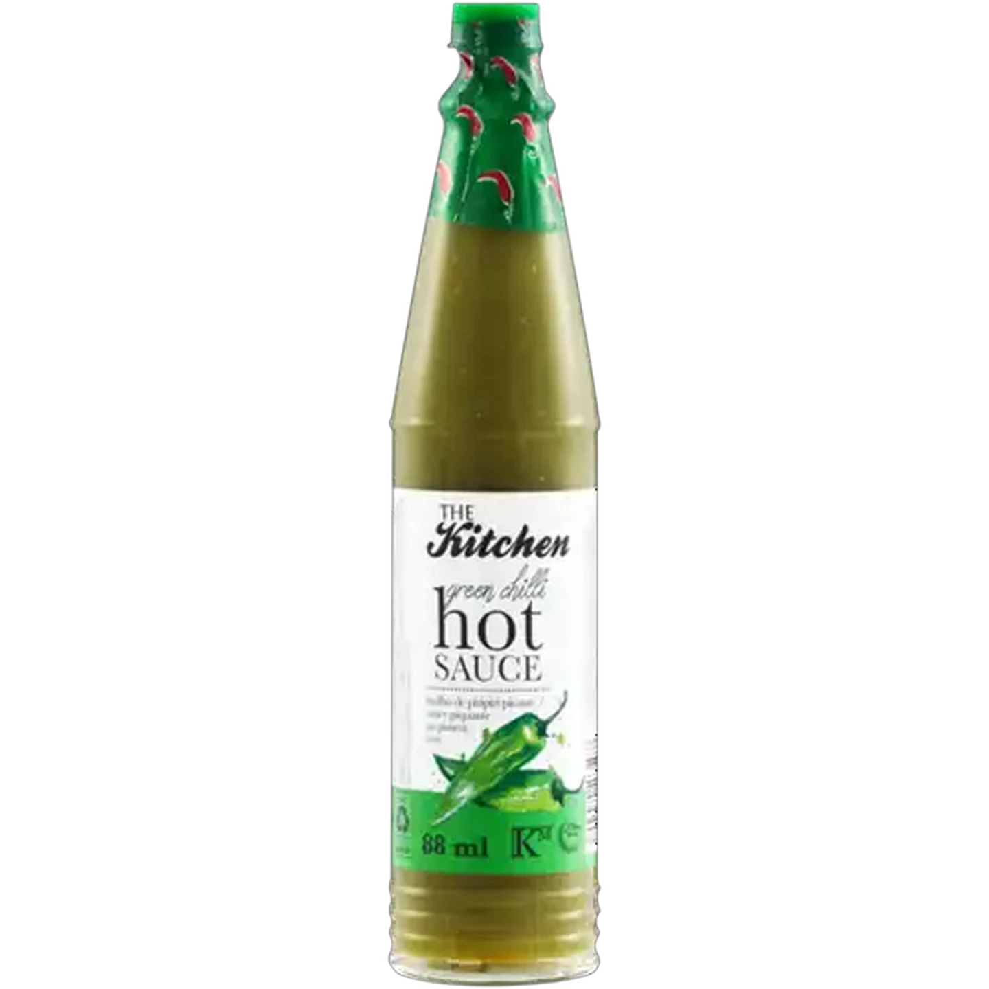 Image of The Kitchen Green Chilli Hot Sauce 88ml