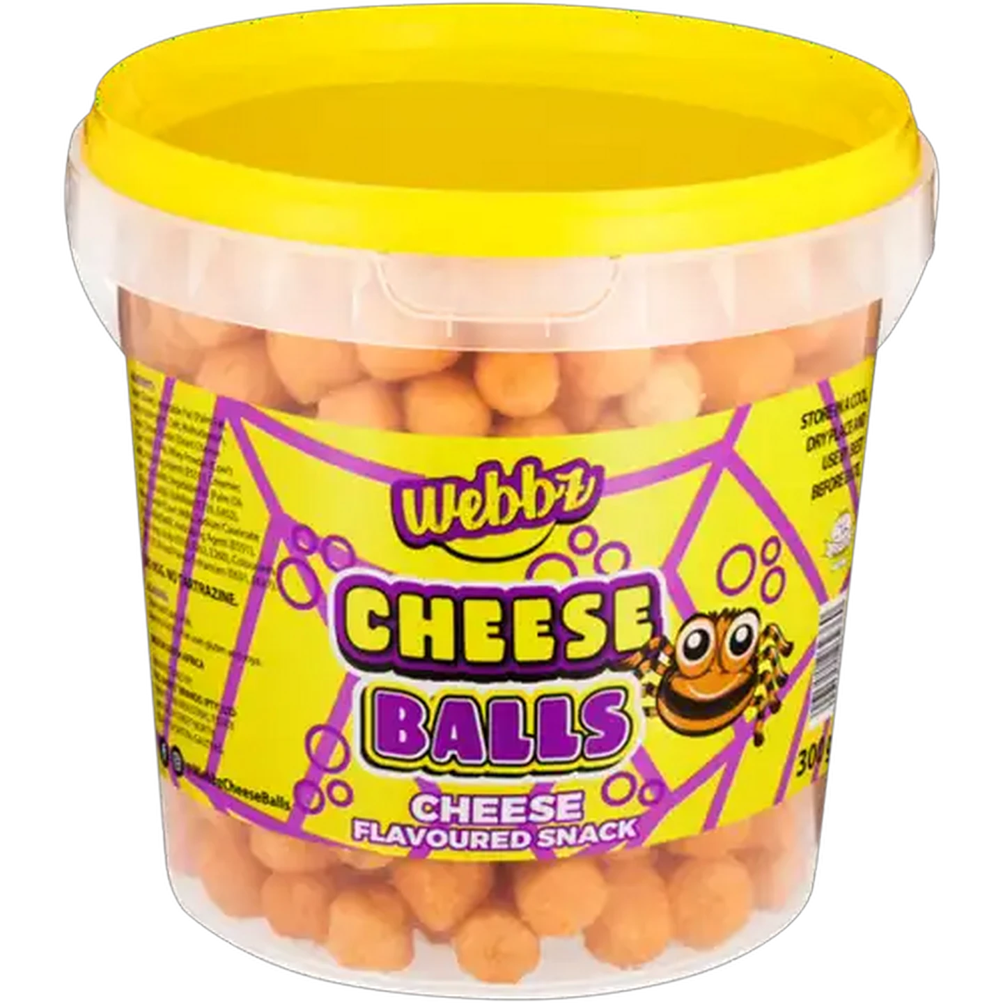 Image of Webbz Cheese Flavoured Cheese Balls Maize Snack 300g