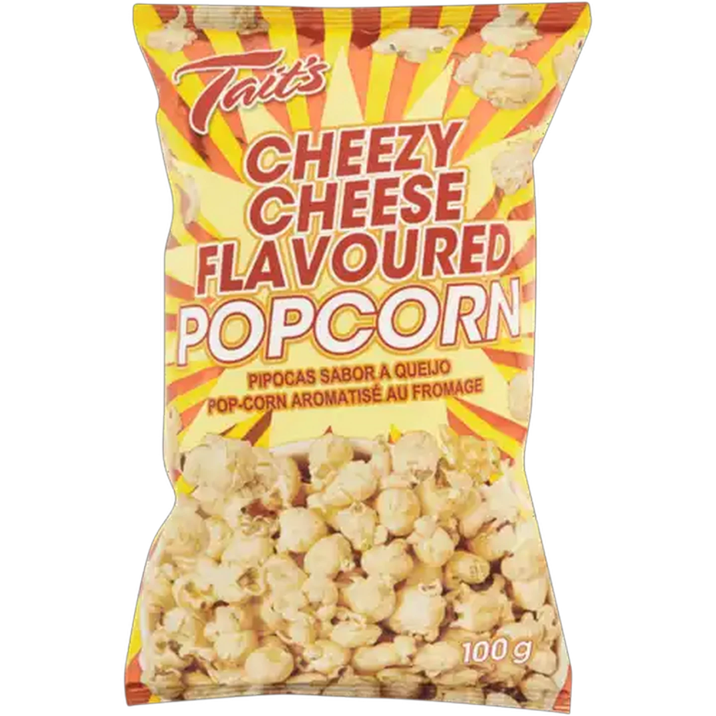 Image of Tait's Cheezy Cheese Popcorn 100g