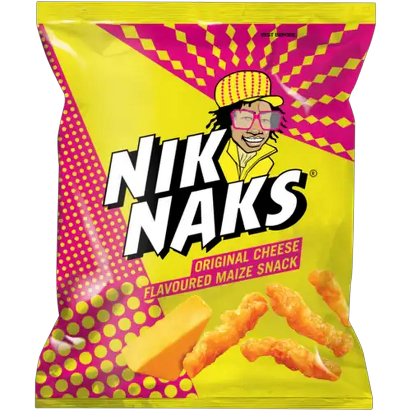 Image of NikNaks Original Cheese Maize Snack 50g