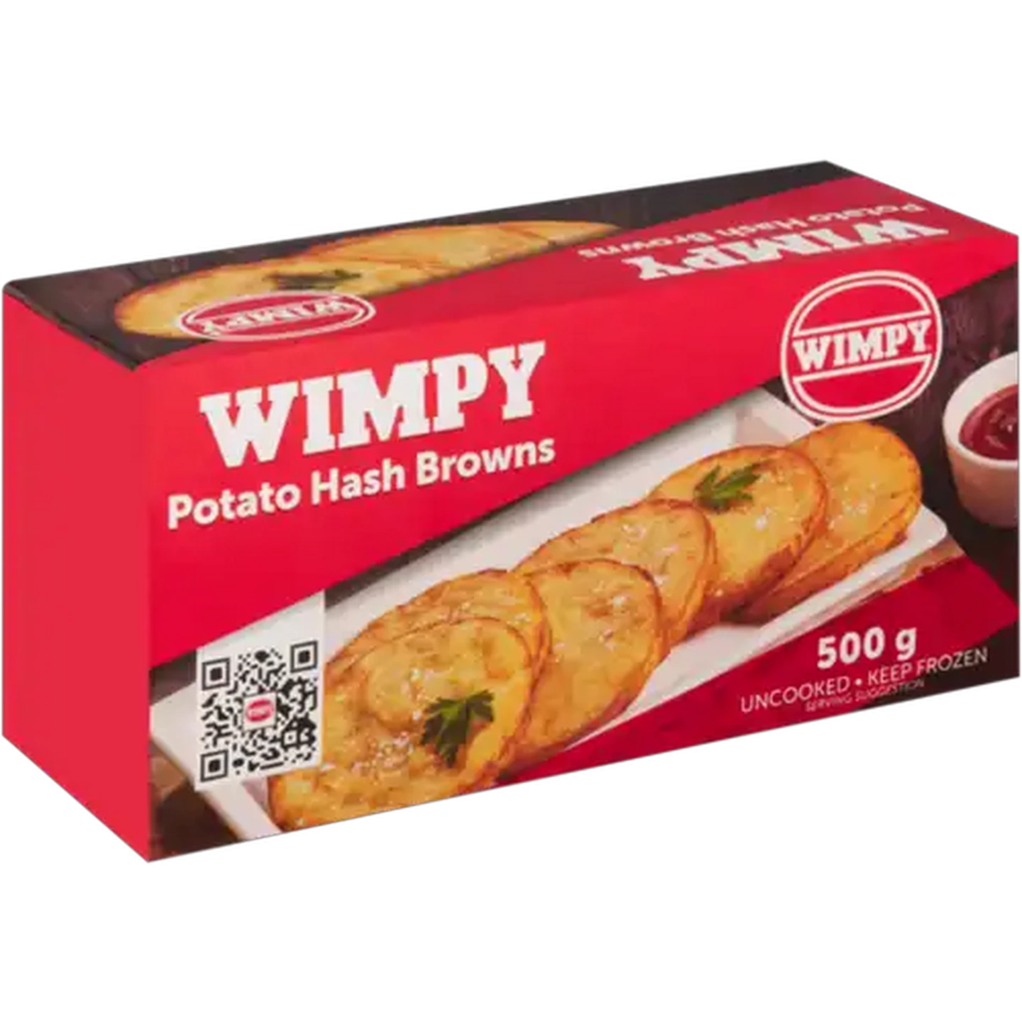 Image of Wimpy Frozen Potato Hash Browns 500g