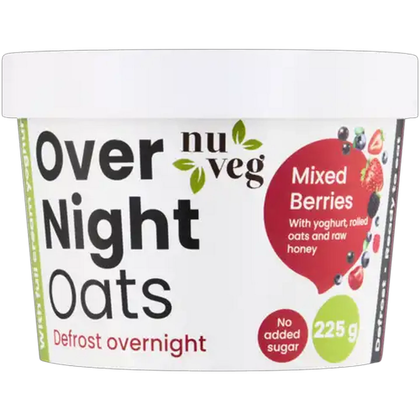 Image of Nuveg Frozen Mixed Berries Over Night Oats 225g