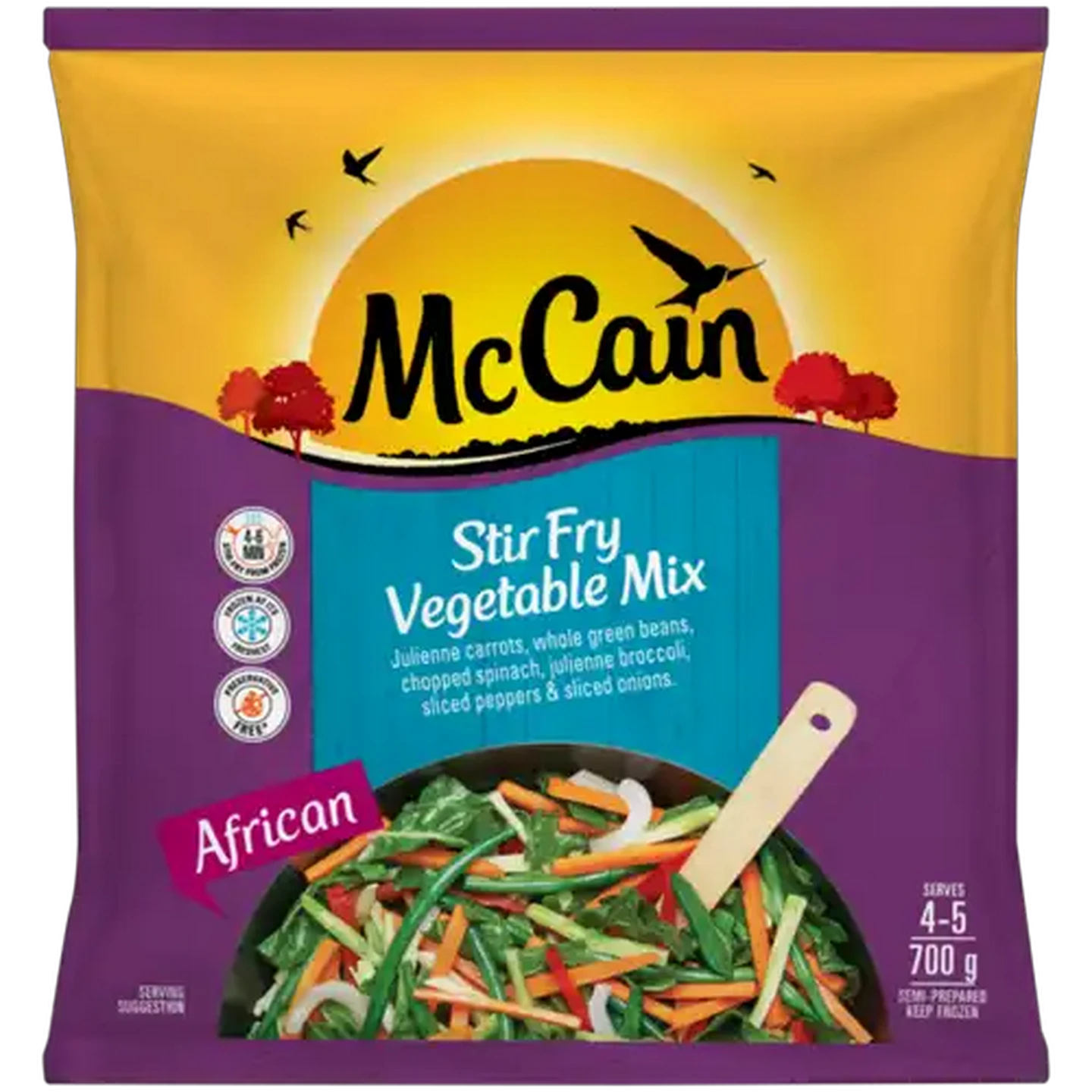 Image of McCain African Stir Fry Vegetable Mix 700g
