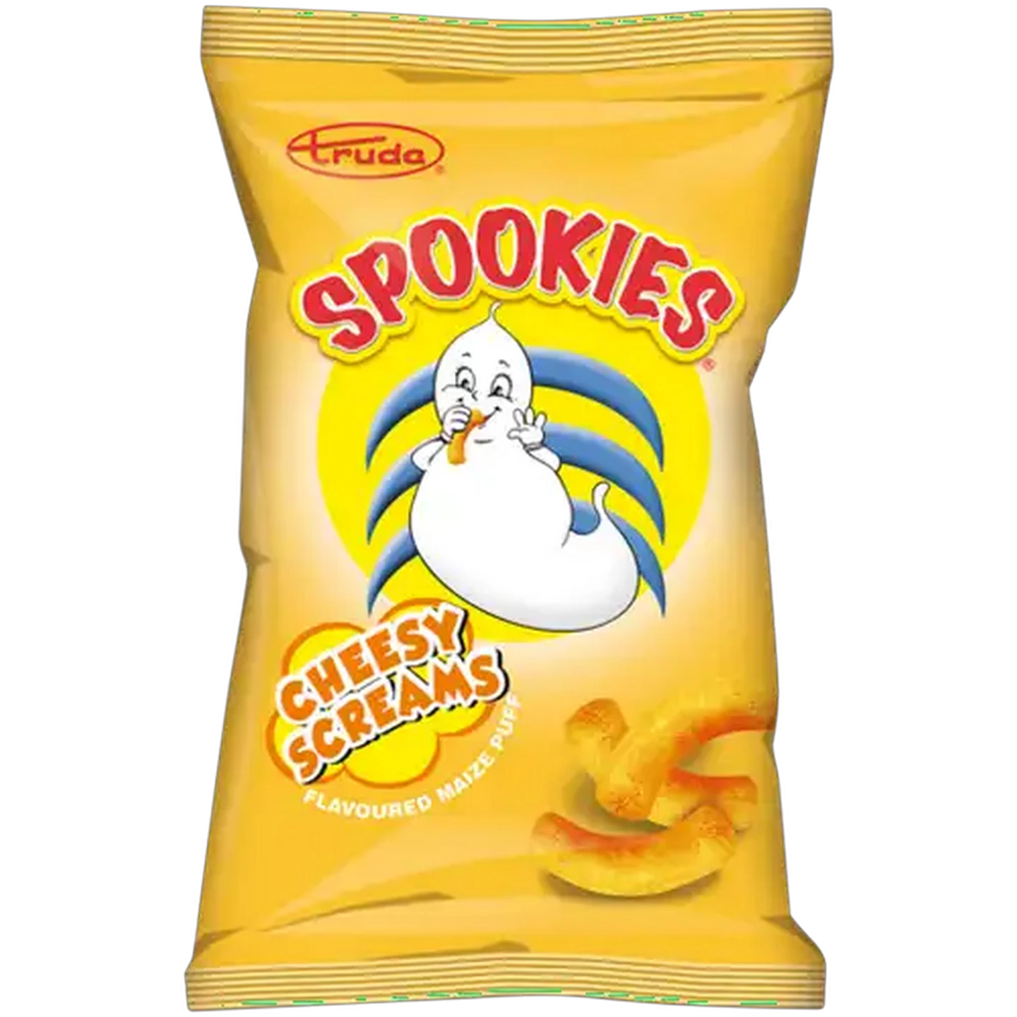 Image of Truda Spookies Cheesy Screams Cheese Flavoured Maize Puffs 100g