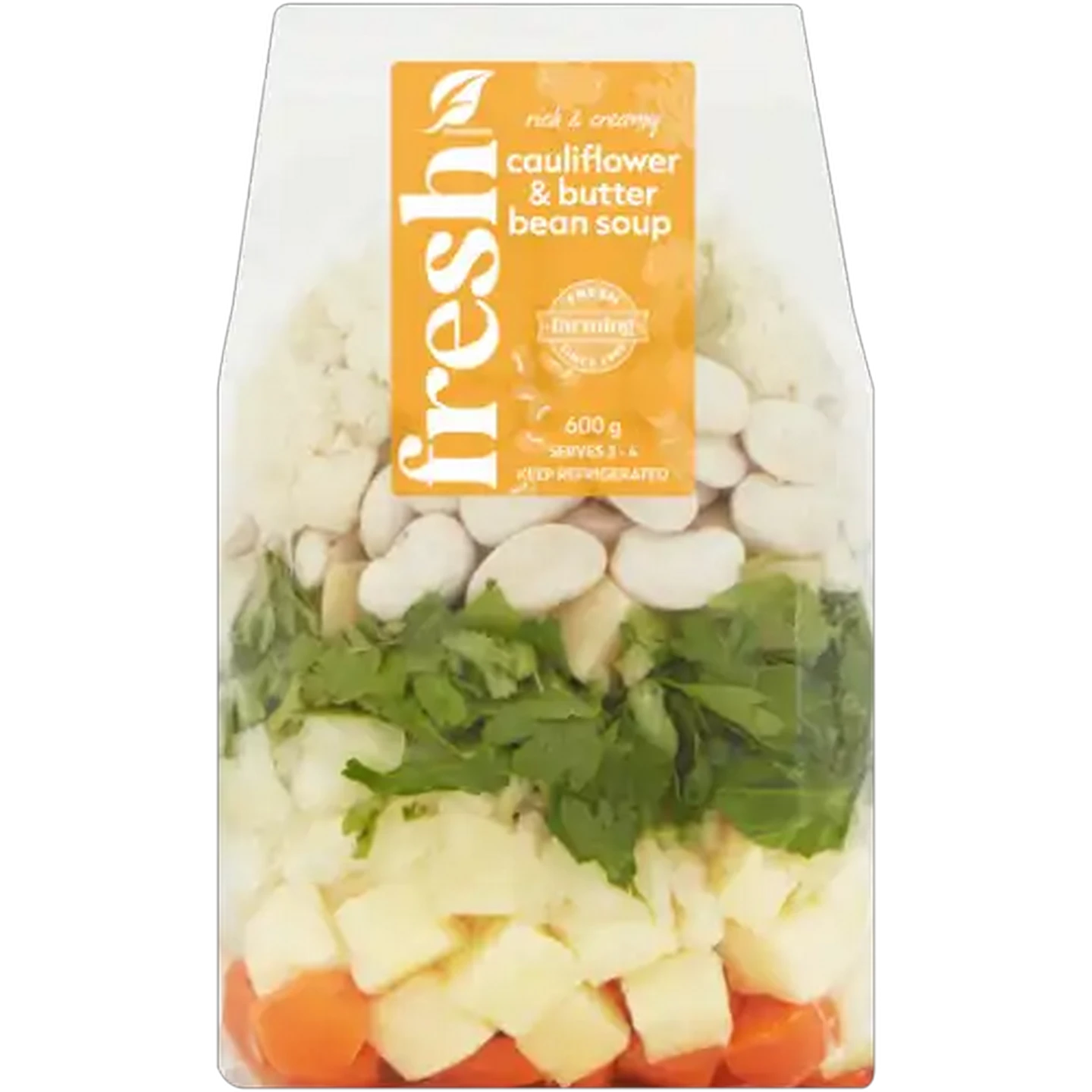 Image of Cauliflower & Butter Bean Soup Veg Mix 600g
