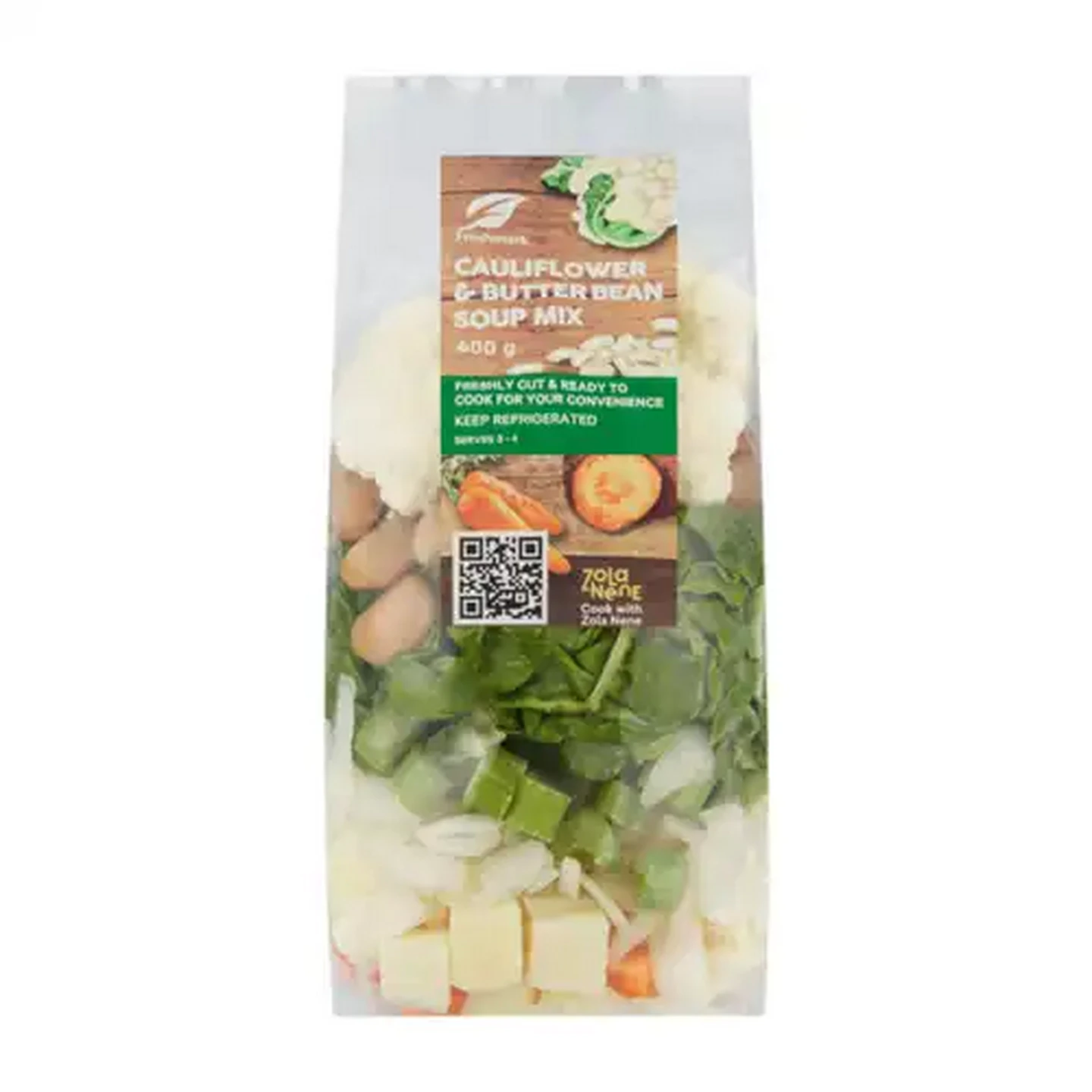 Image of Cauliflower & Butter Bean Soup Veg Mix 600g