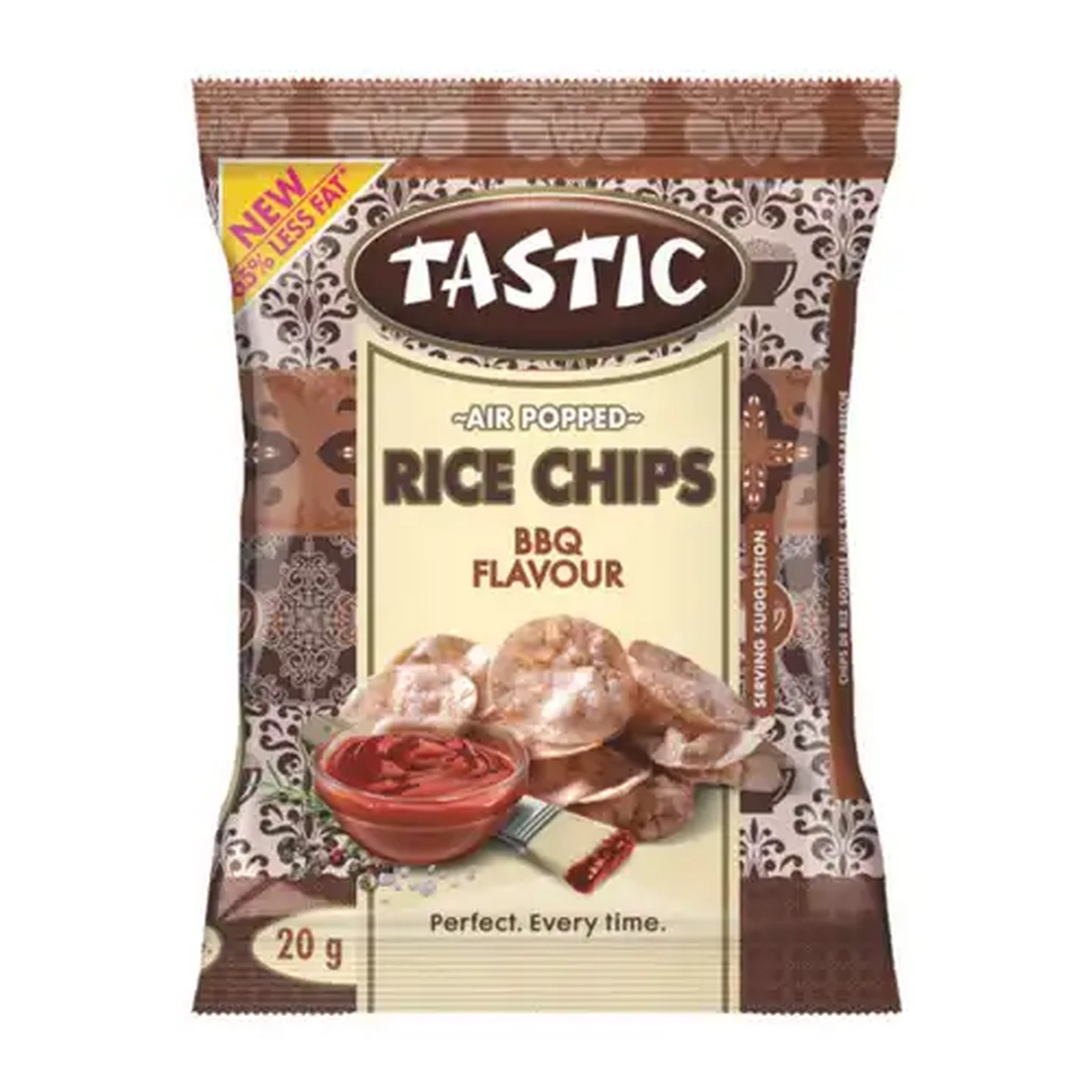 Image of Tastic BBQ Flavour Air Popped Rice Chips 20g