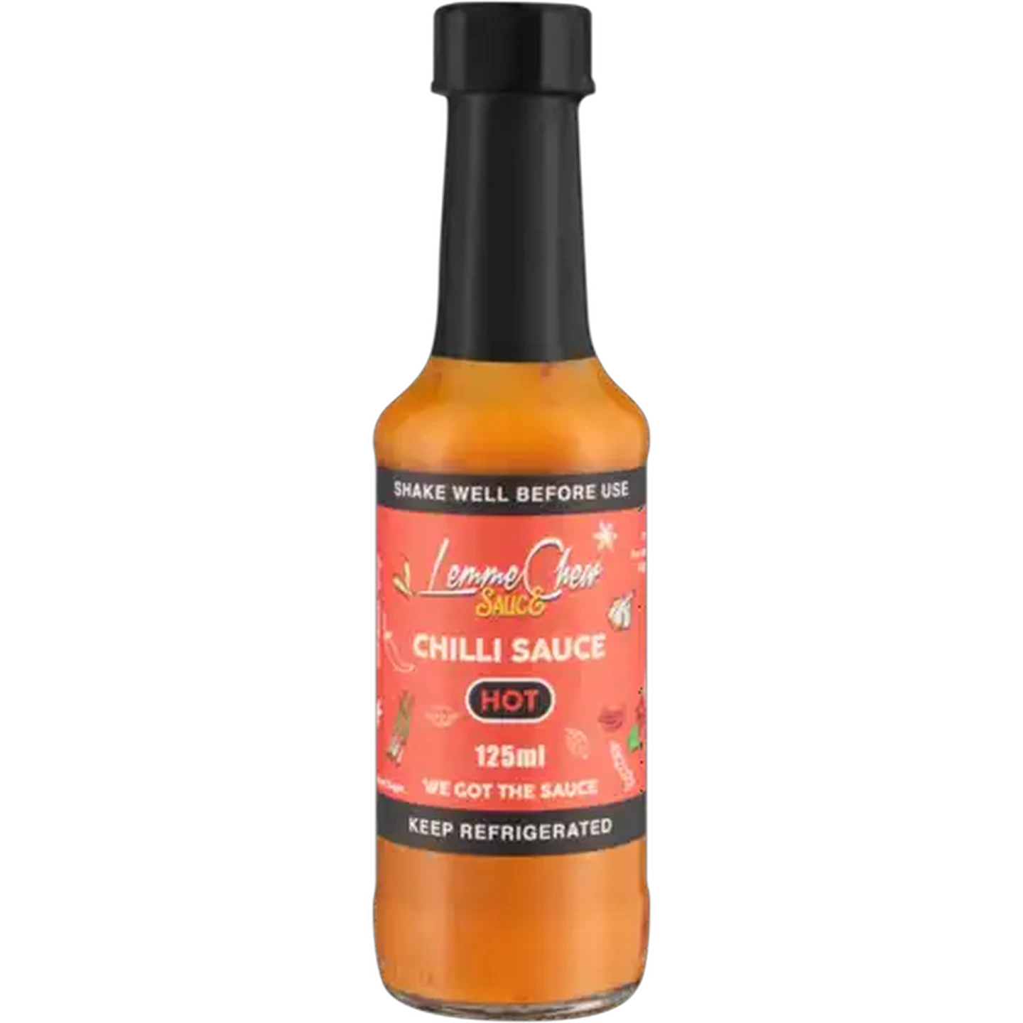 Image of LemmeChew Hot Chilli Sauce 125ml