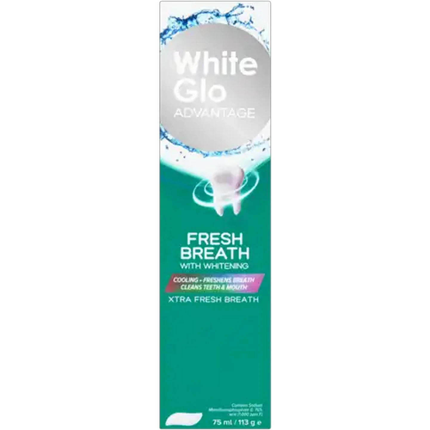 Image of White Glo Advantage Fresh Breath Toothpaste 75ml