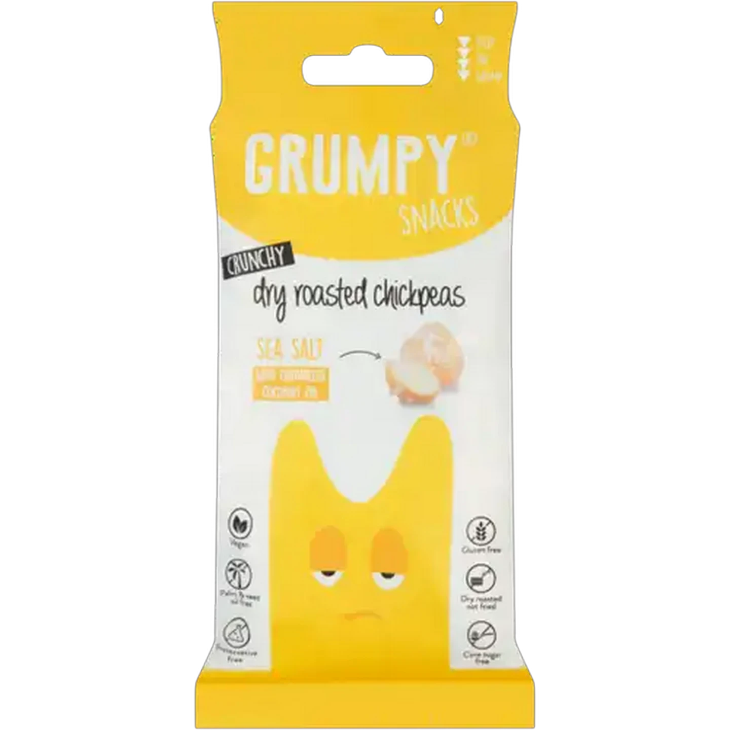 Image of Grumpy Snacks Sea Salt Dry Roasted Chickpeas 40g