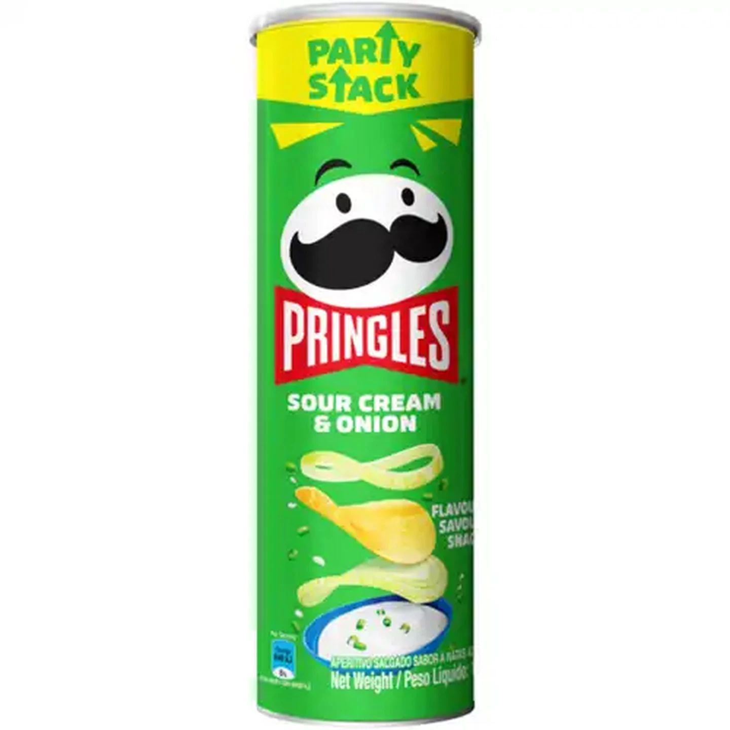 Image of Pringles Sour Cream & Onion Flavoured Savoury Snack 134g