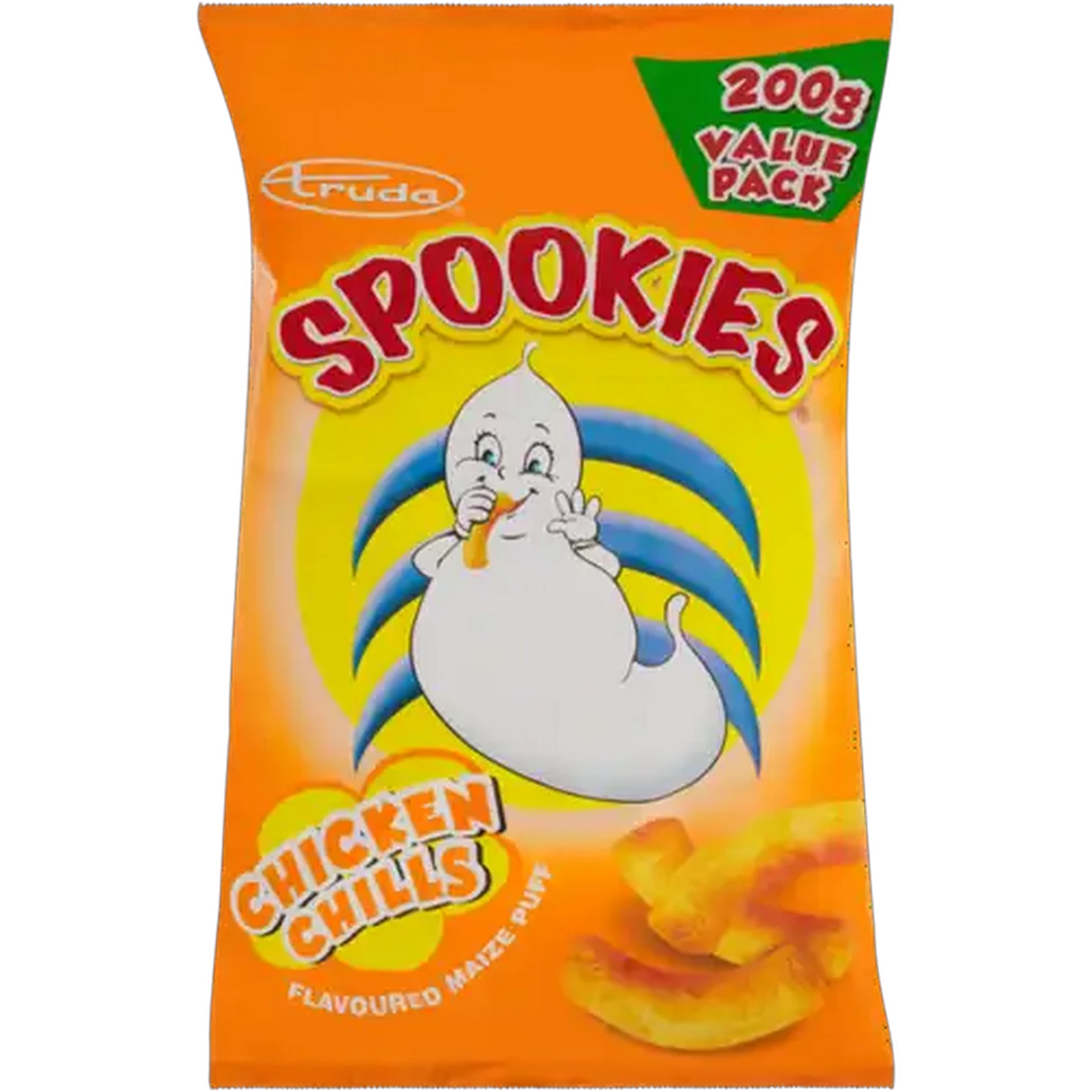 Image of Truda Spookies Chicken Chills Flavoured Maize Puff 200g