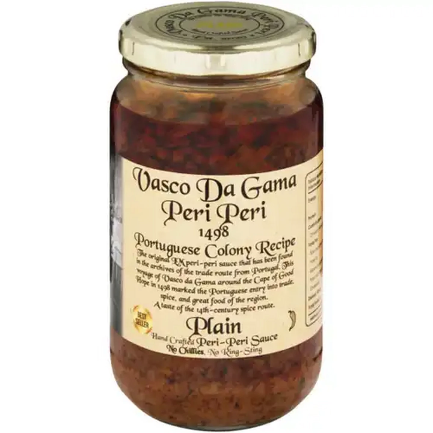 Image of Vasco Da Gama Plain Peri Peri Sauce 375ml