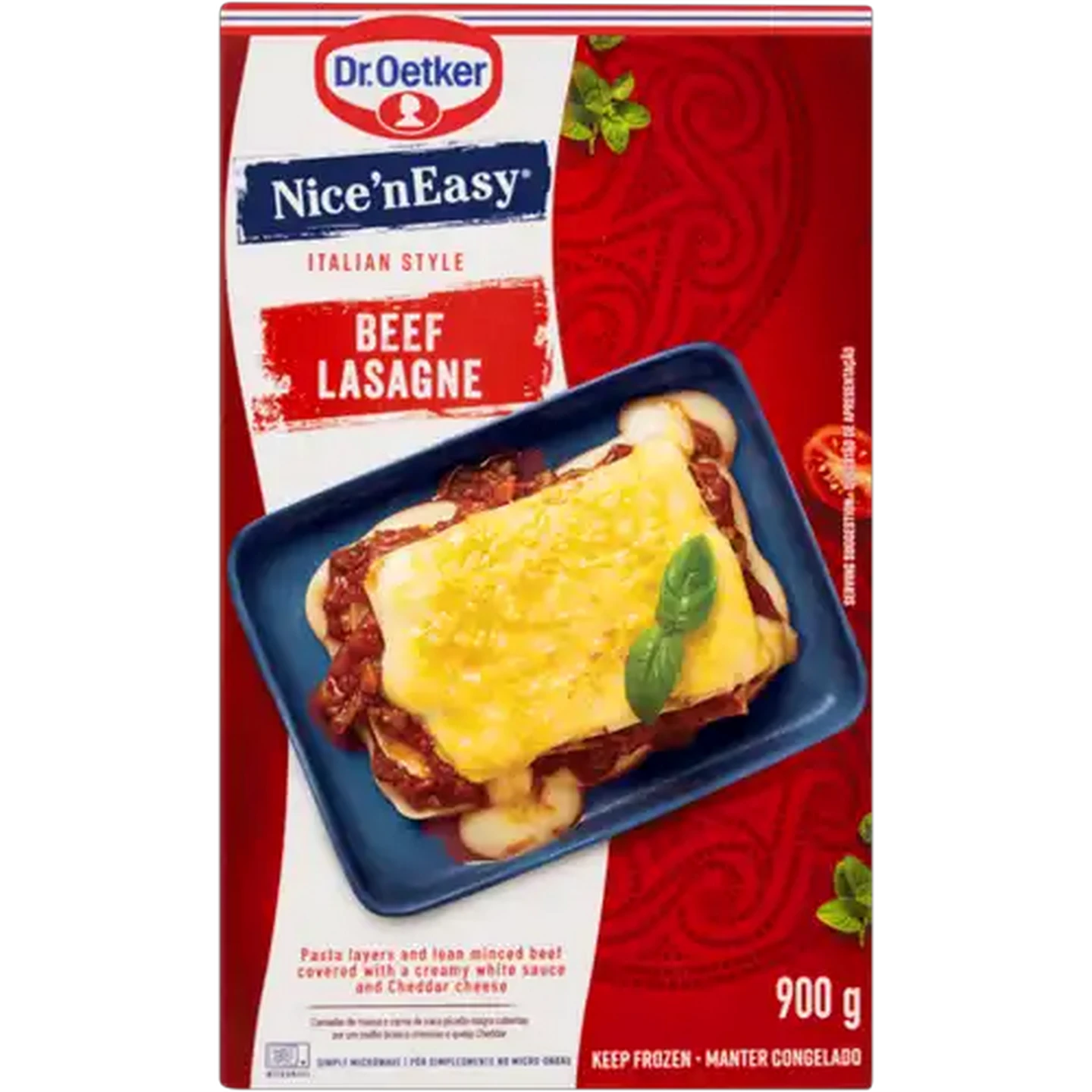 Image of Dr. Oetker Nice'nEasy Frozen Beef Lasagne 900g