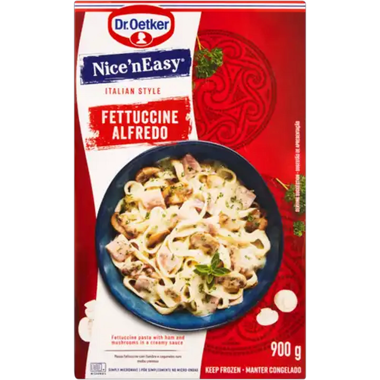 Image of Dr. Oetker Nice'nEasy Frozen Fettucine Alfredo 900g