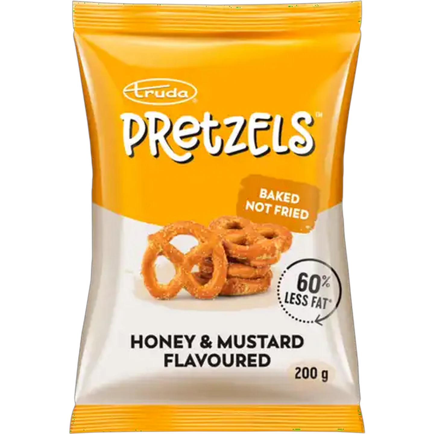 Image of Truda Pretzels Honey & Mustard Flavoured Baked Snack 200g