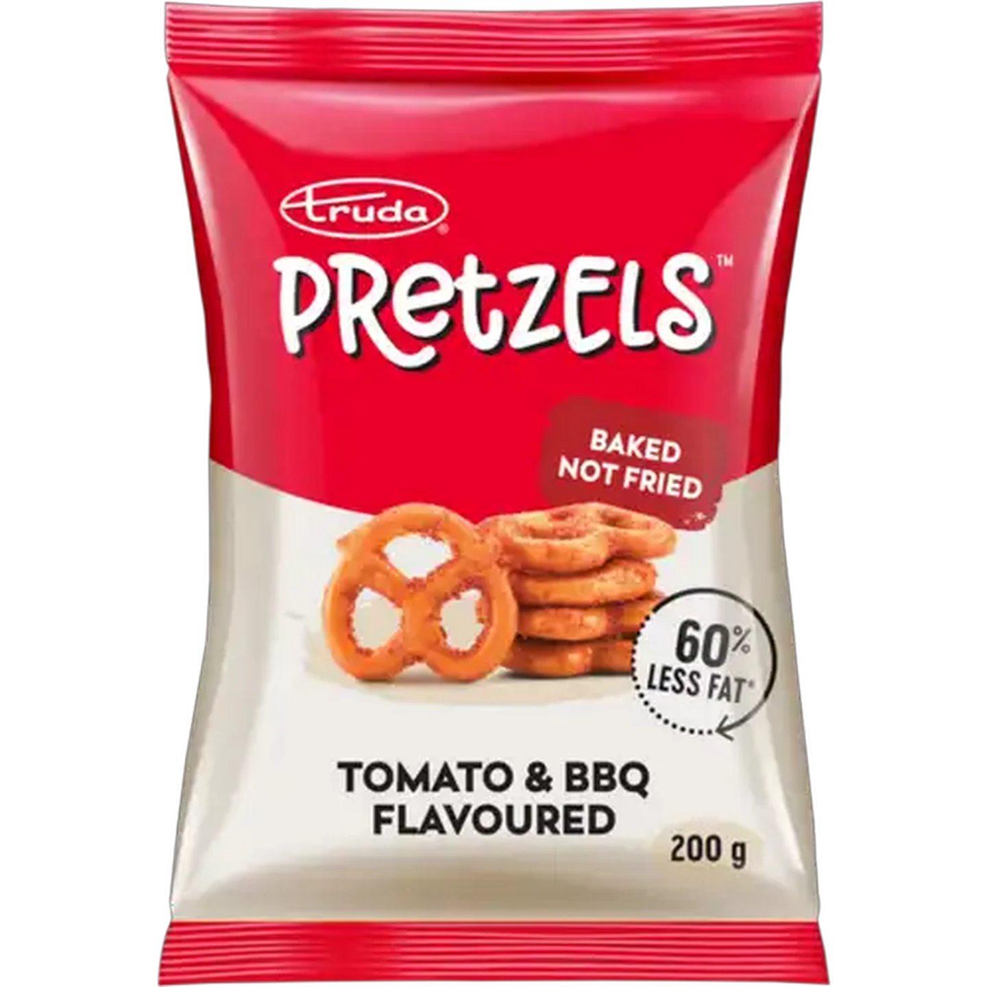 Image of Truda Pretzels Tomato & BBQ Flavoured Baked Snack 200g