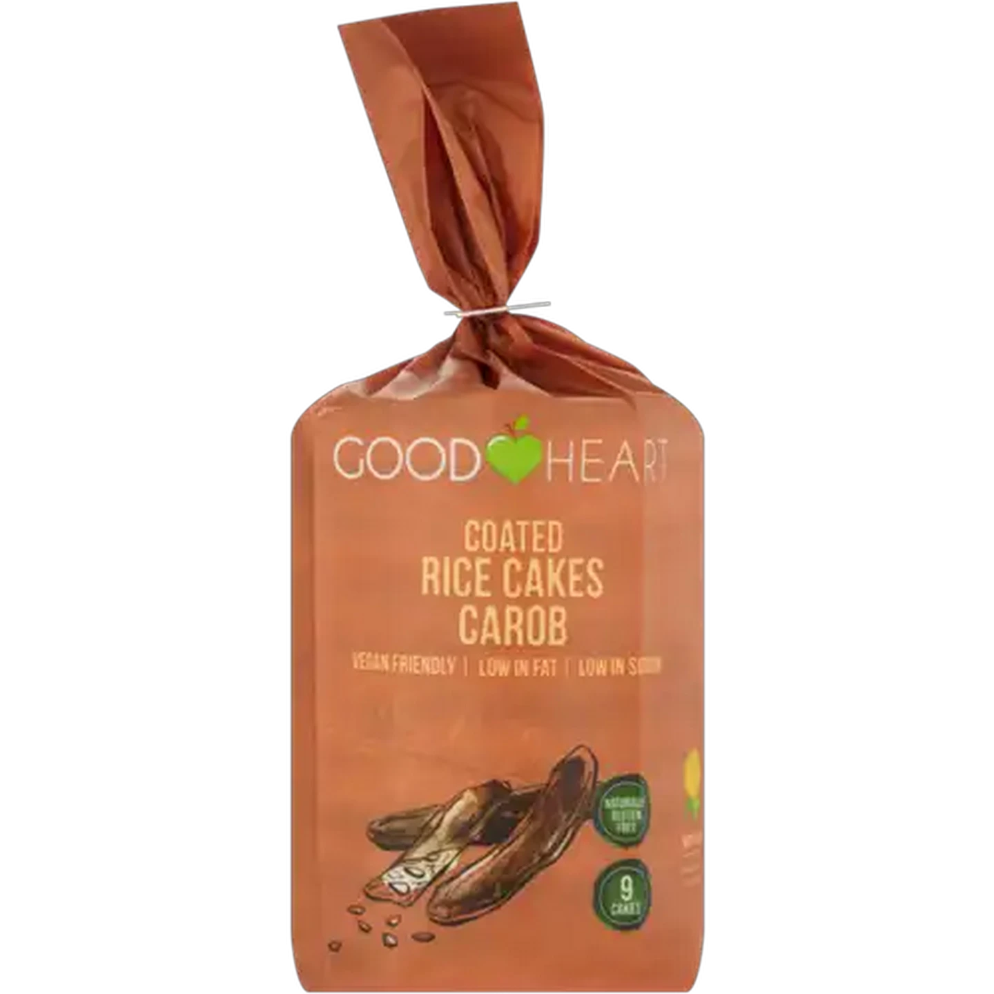Image of Good Heart Carob Coated Rice Cakes 180g