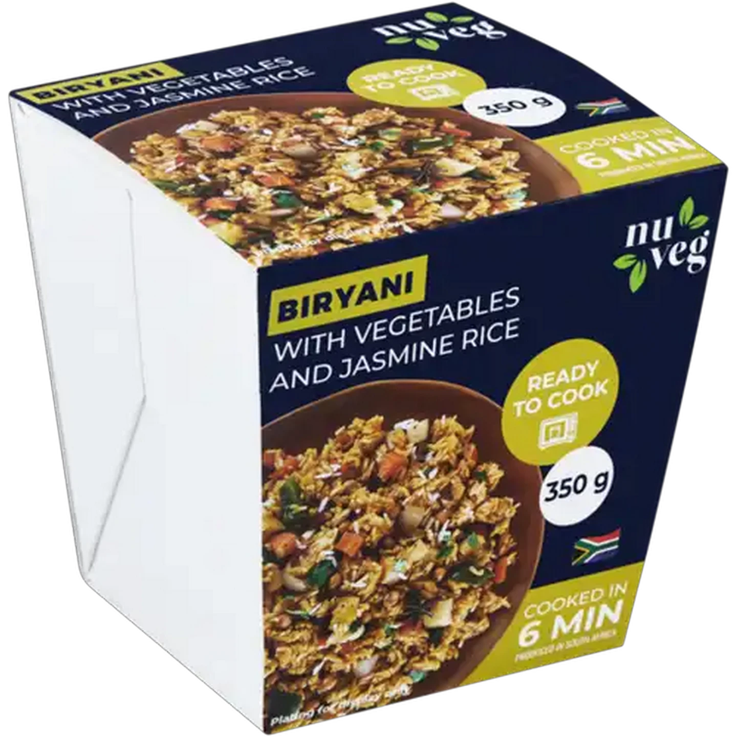 Image of Nuveg Frozen Biryani with Vegetables and Jasmine Rice 350g