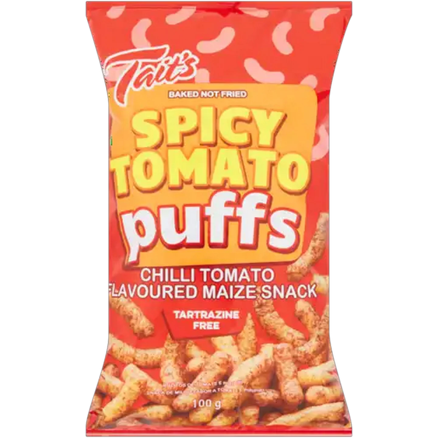 Image of Tait's Spicy Tomato Puffs 100g