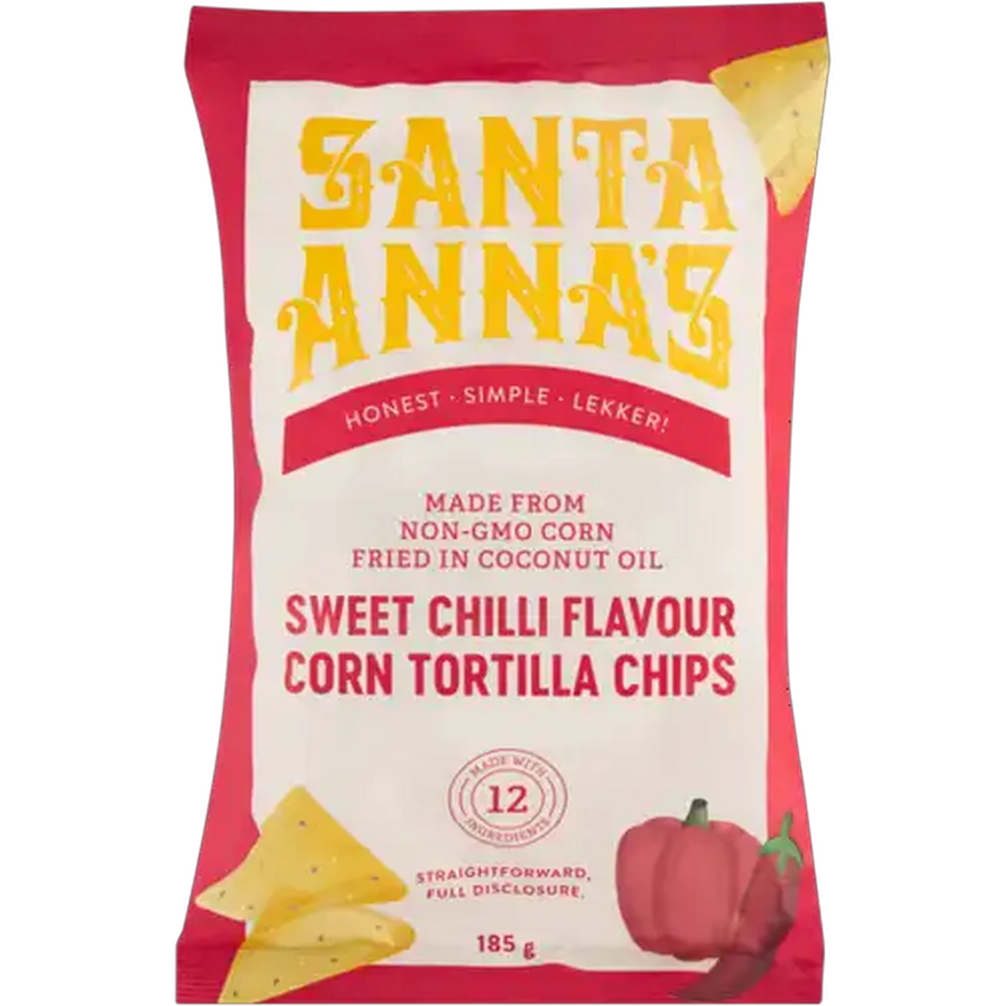 Image of Santa Anna's Sweet Chilli Flavour Corn Tortilla Chips 185g