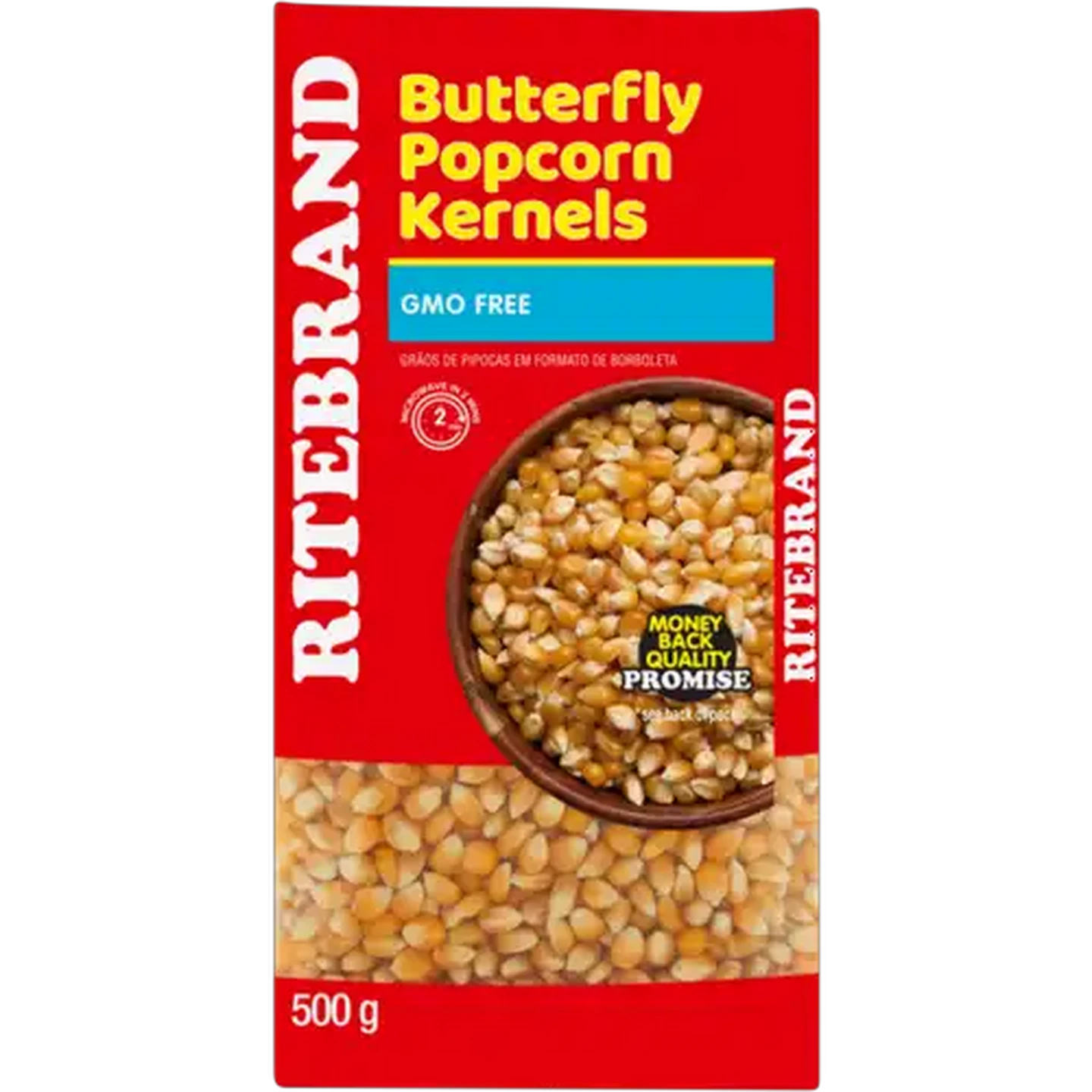 Image of Ritebrand Butterfly Popcorn Kernels 500g