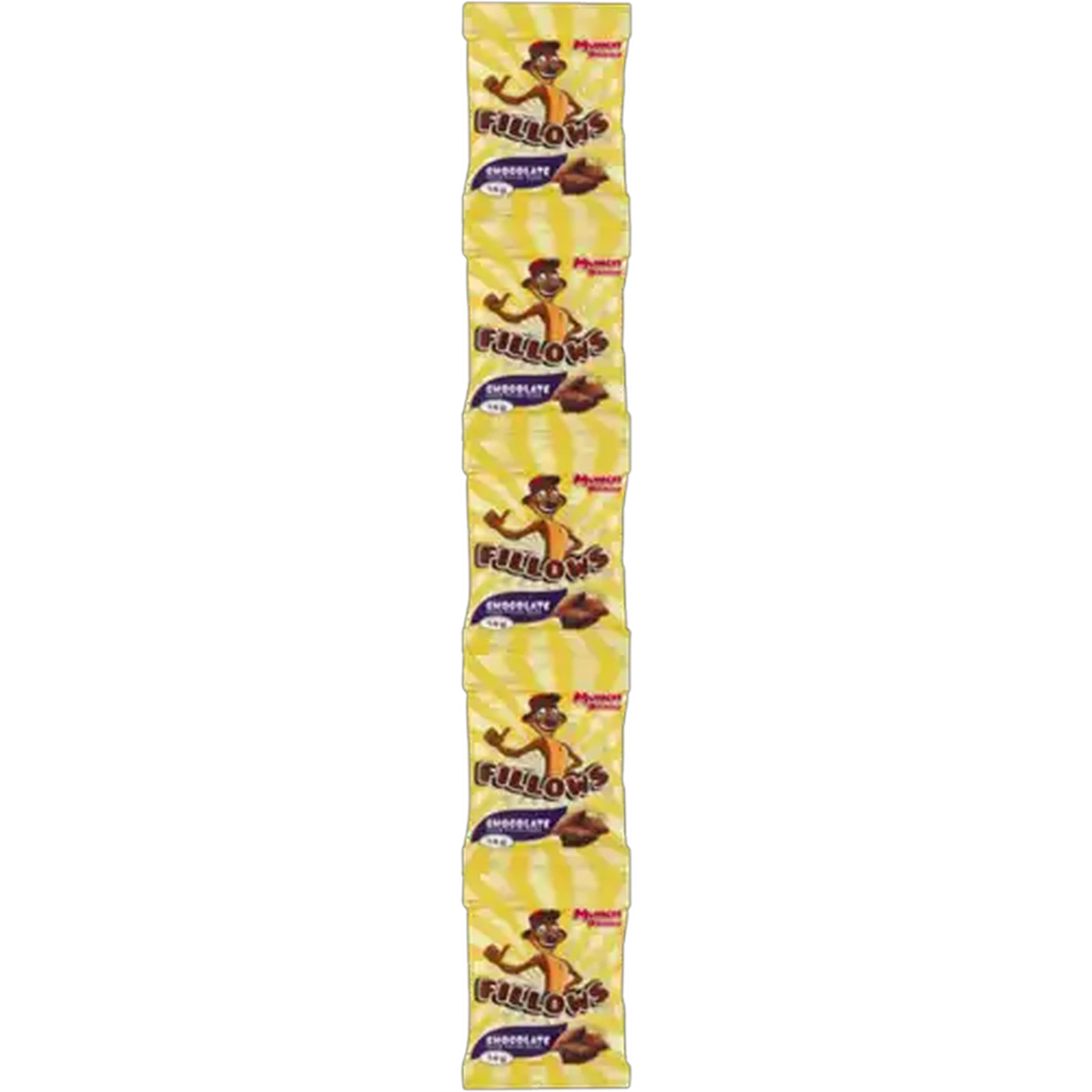 Image of Fillows Munch Snacks Chocolate Filled Pillow Snack 5 x 14g