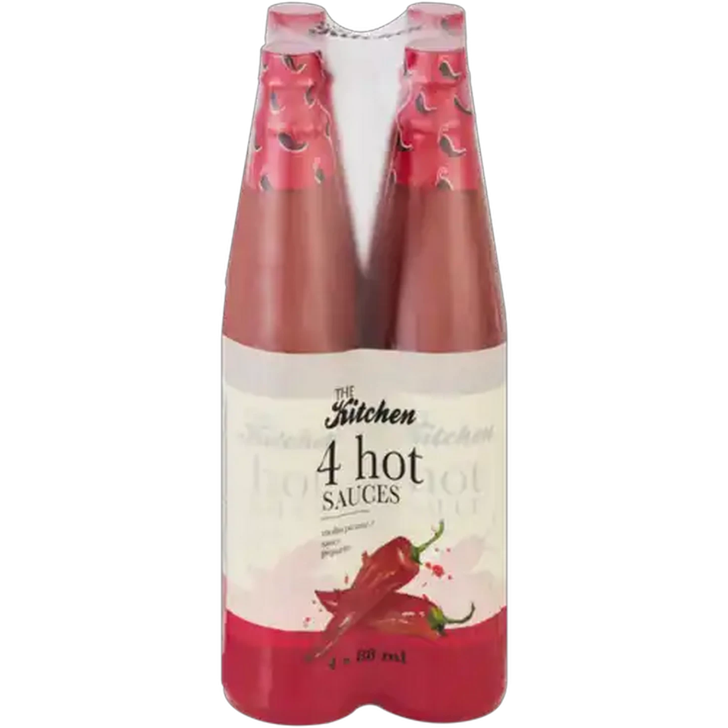 Image of The Kitchen Hot Sauce 4 x 88ml